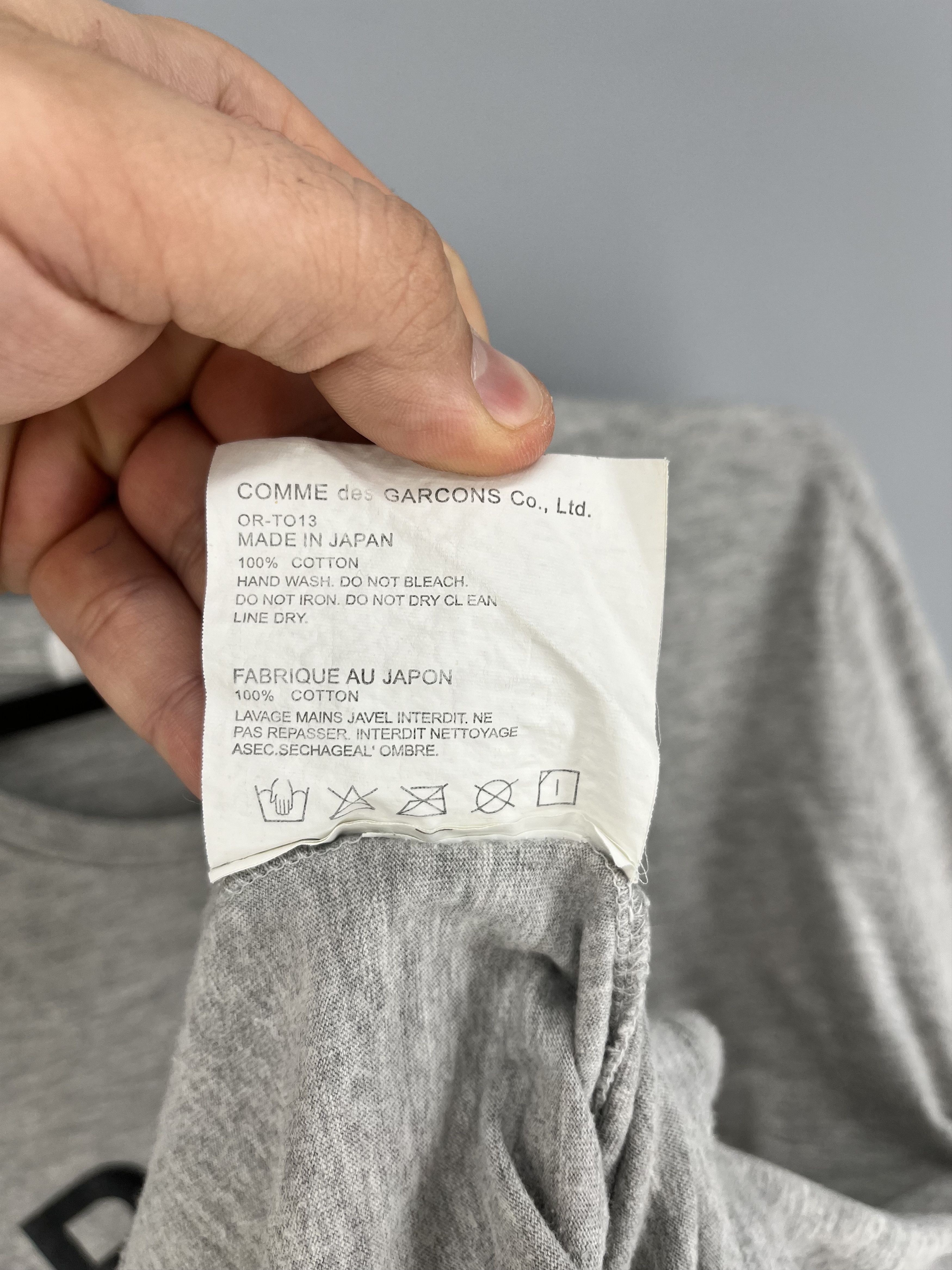 Comme des Garcons Vintage 90s Comme des Garcons Play Tee Big Logo Size US M / EU 48-50 / 2 - 11 Thumbnail
