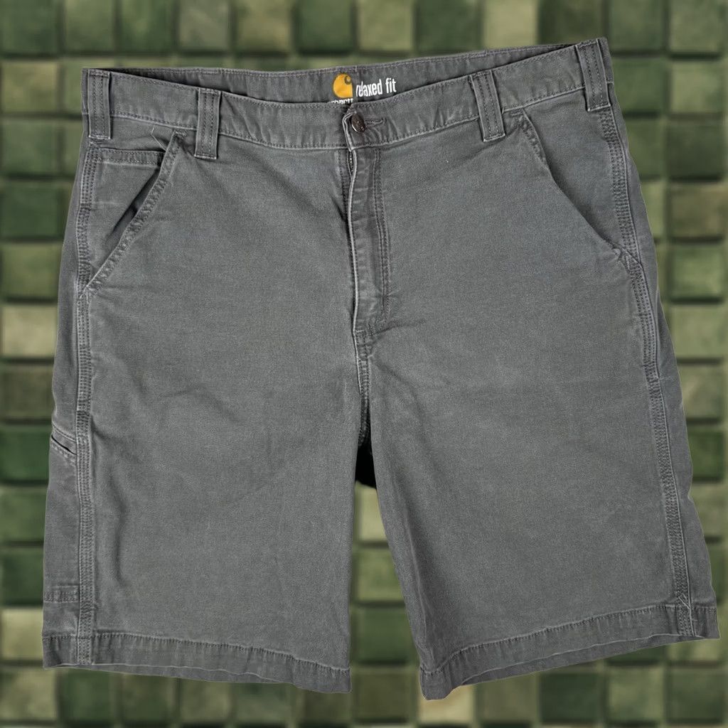 Carhartt Carhartt Cargo Shorts Mens 38 Gray Relaxed Fit Work Utility Casual Size US 38 / EU 54 - 1 Thumbnail