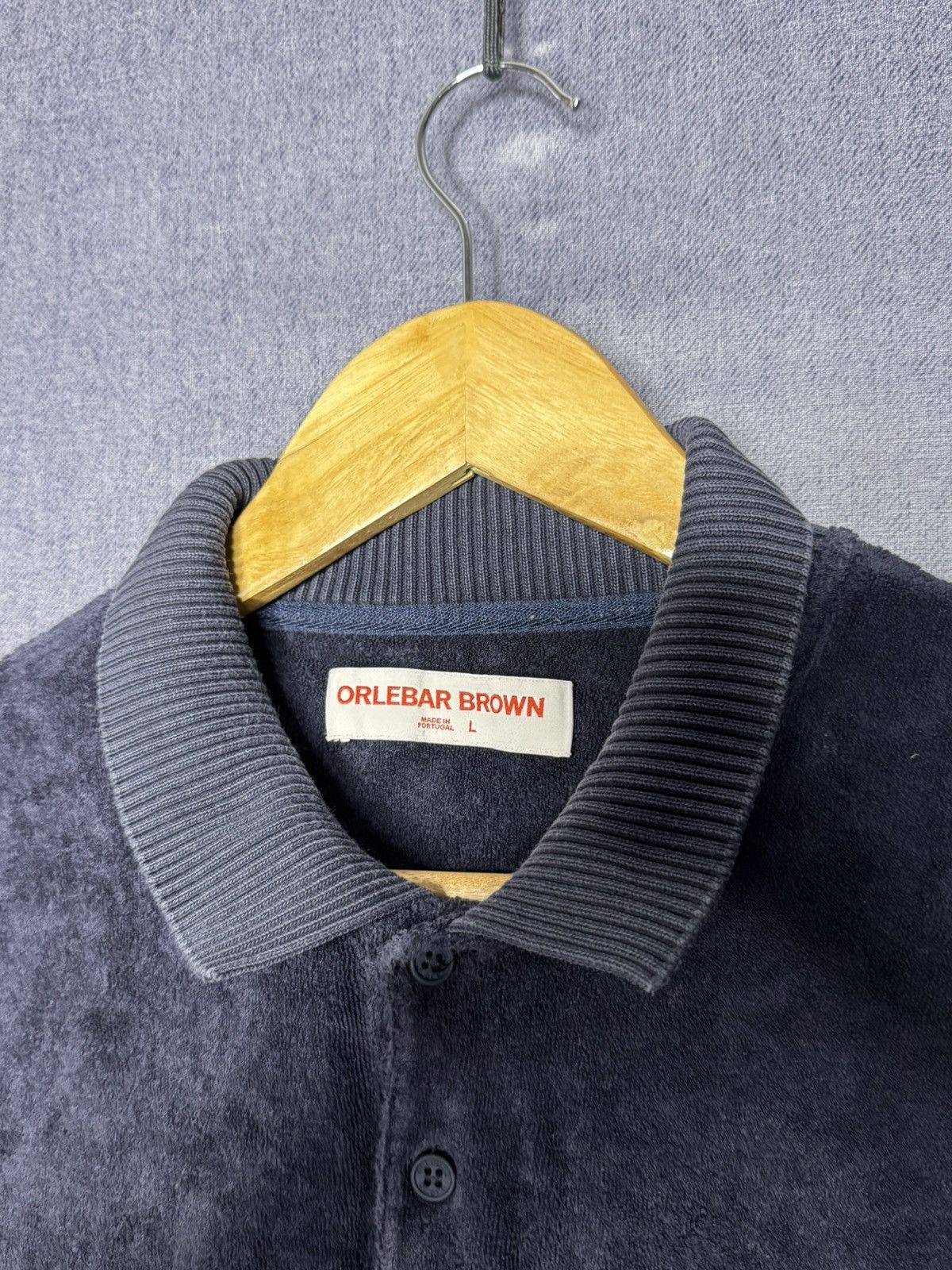 Orlebar Brown ORLEBAR BROWN Jarrett Terry Towelling Polo Shirt Size US L / EU 52-54 / 3 - 4 Thumbnail
