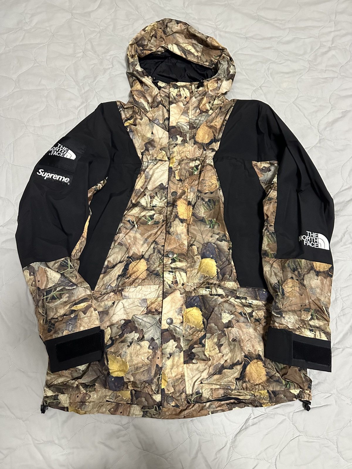 Supreme The North Face Supreme The North Face Mountain Light Jacket Leaves Medium Grailed