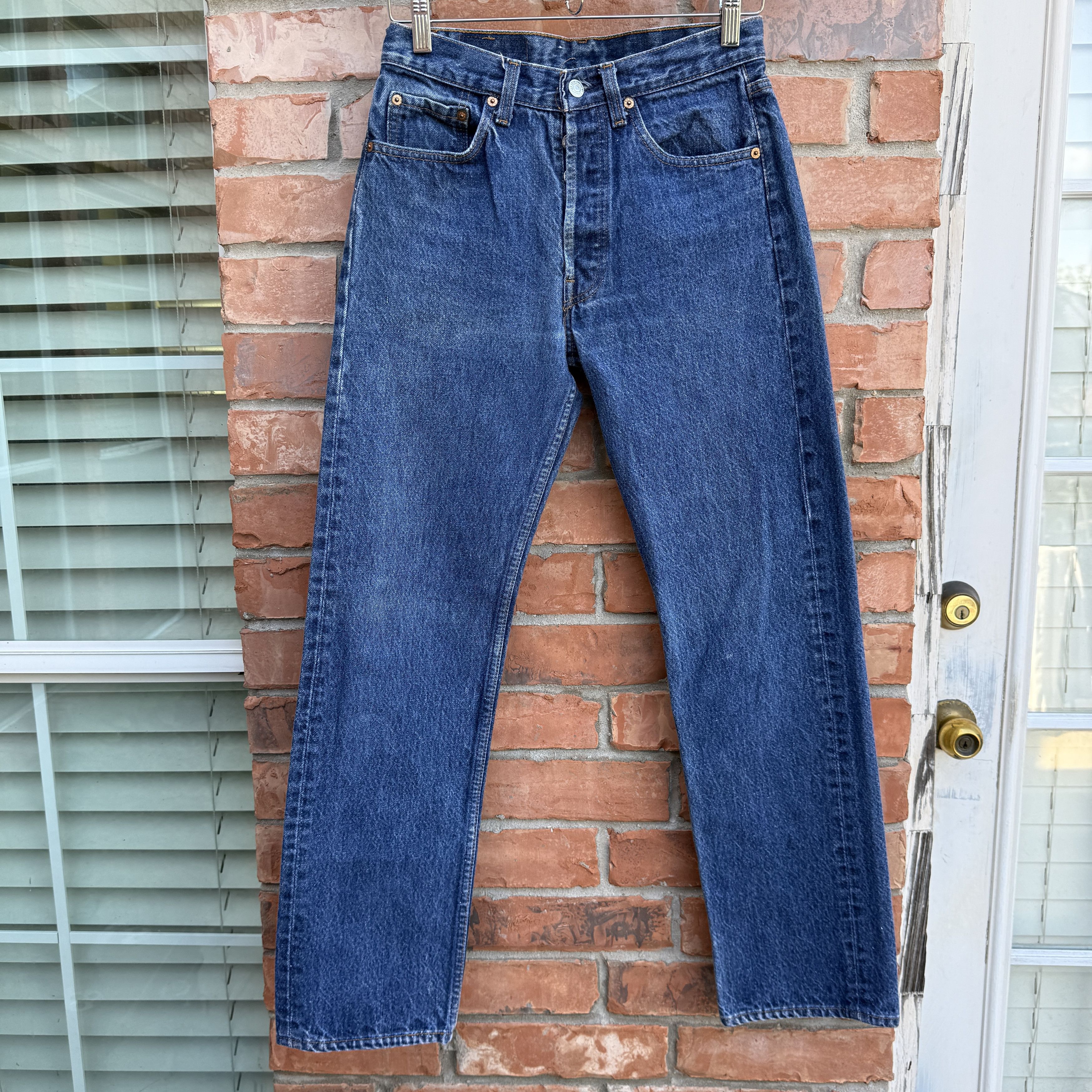 Levi's Vintage 80s Levis 501 Blue Button fly Denim Jeans Size US 28 / EU 44 - 1 Thumbnail