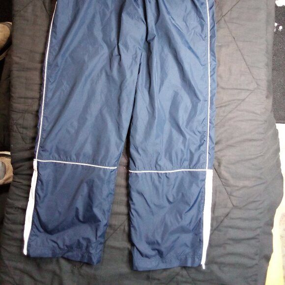 Nike × Vintage Vintage Nike Striped Mesh Lined Wind Pants Joggers Trainers Size US 32 / EU 48 - 8 Thumbnail