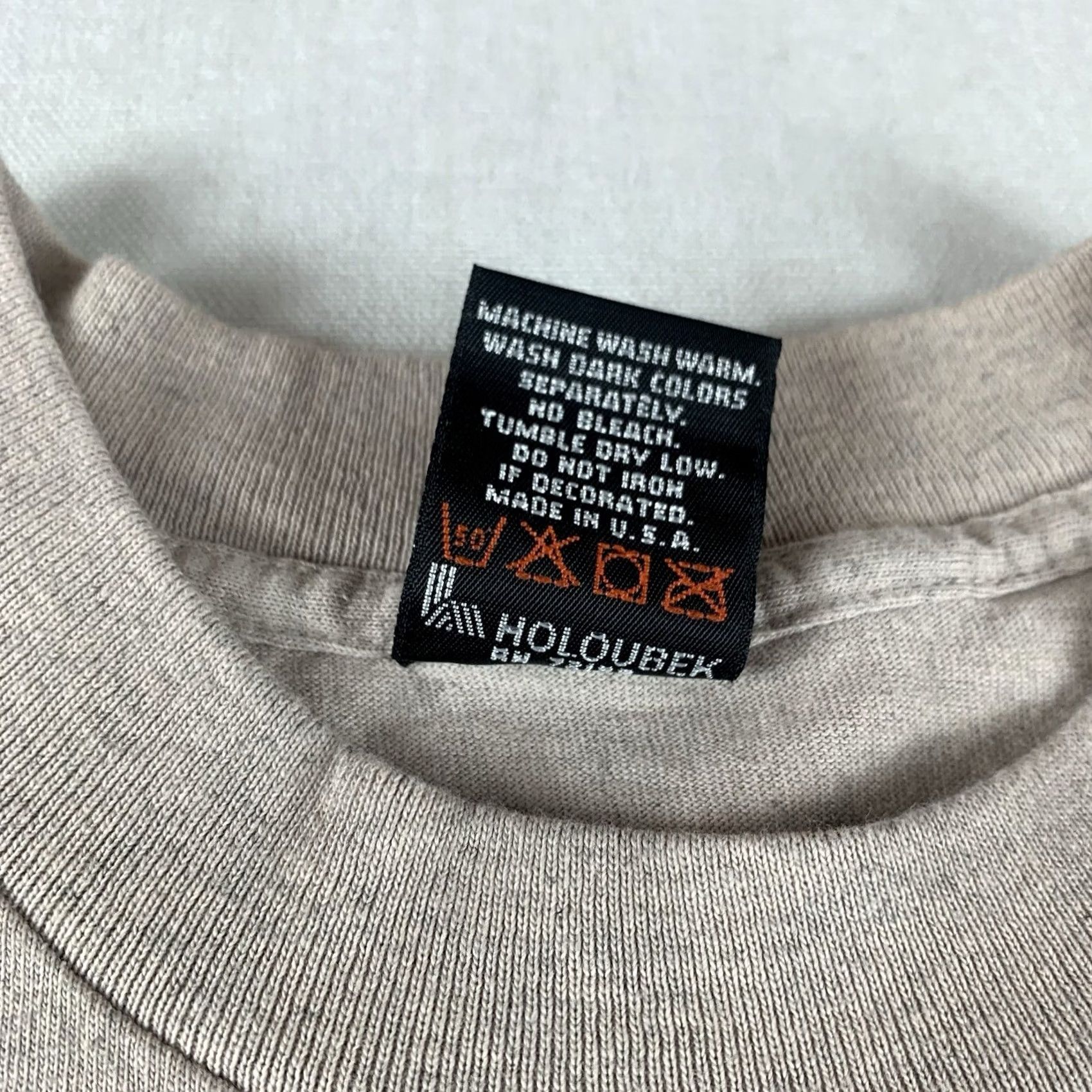 Harley Davidson VINTAGE Harley-Davidson Shirt Mens XL Knucklehead Holoubek 1995 Los Angeles Beige Size US XL / EU 56 / 4 - 5 Thumbnail