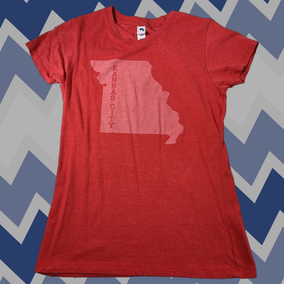 Vintage VINTAGE Kansas City MO Missouri Home Heart Red Short Sleeve T-Shirt Womens XL EUC Size XL / US 12-14 / IT 48-50 - 1 Thumbnail
