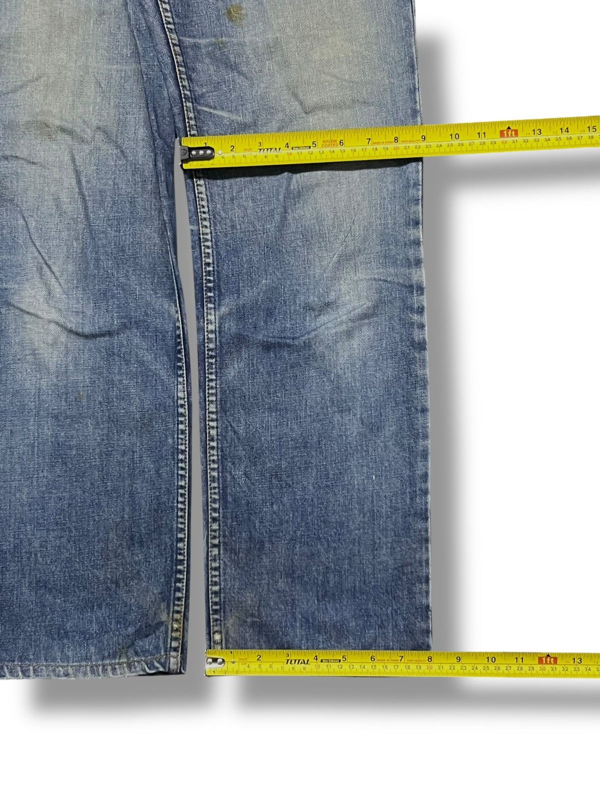 Levi's Vintage 90s Levi’s W519 Japan - Faded Rusty Wash Jeans Size 26" / US 2 / IT 38 - 20 Thumbnail