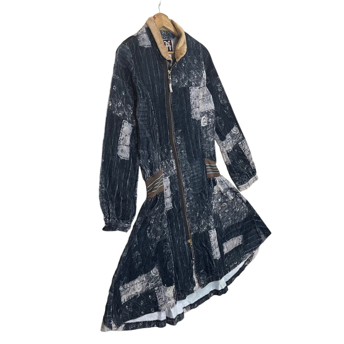 Jean Paul Gaultier Jean Paul Gaultier Patchwork Zipper Jacket Size Small Size S / US 4 / IT 40 - 2 Thumbnail