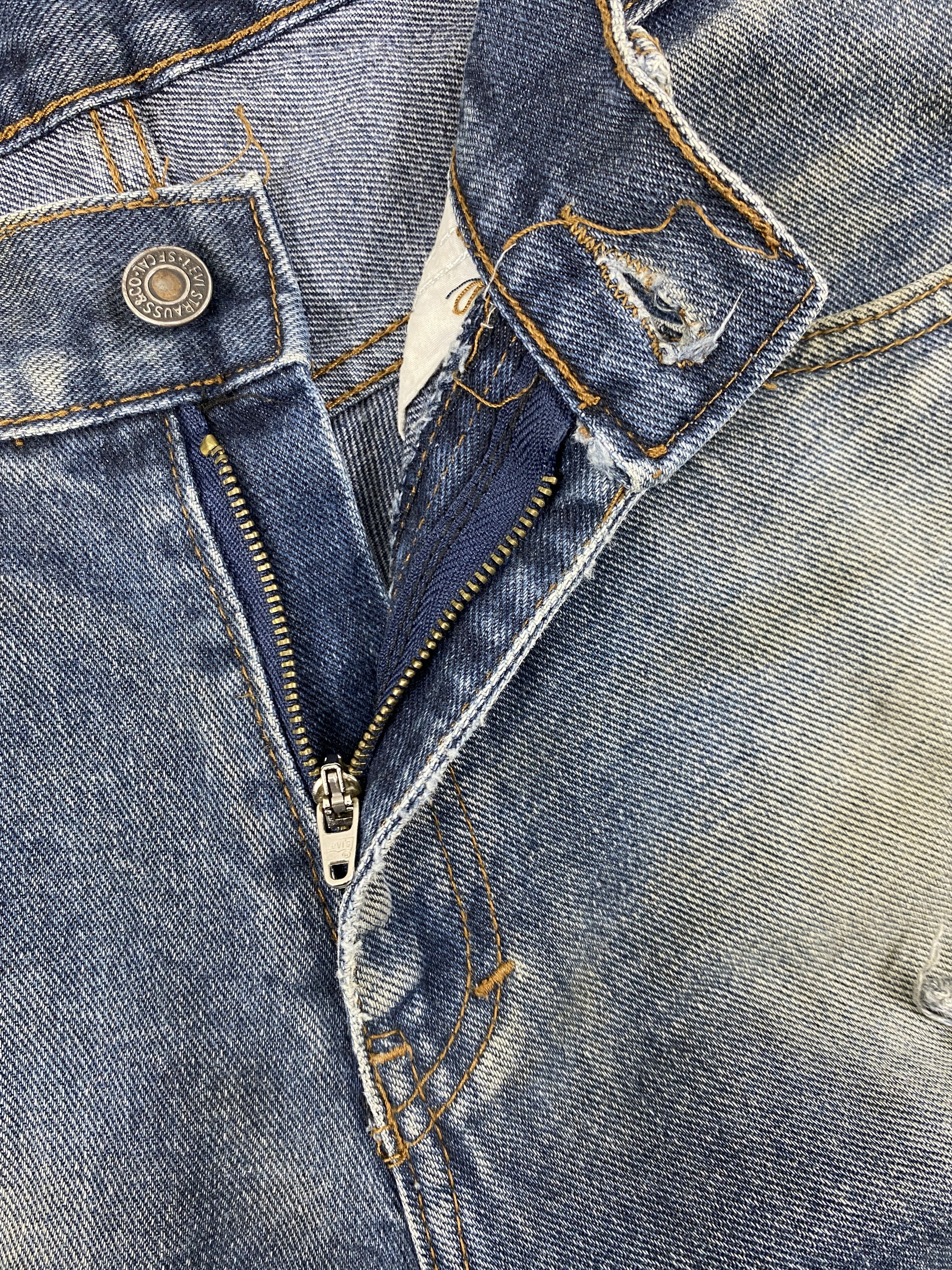 Levi's Blue Distressed Vintage Levi's USA 32x26.5 Denim -JN1299 Size US 32 / EU 48 - 6 Thumbnail