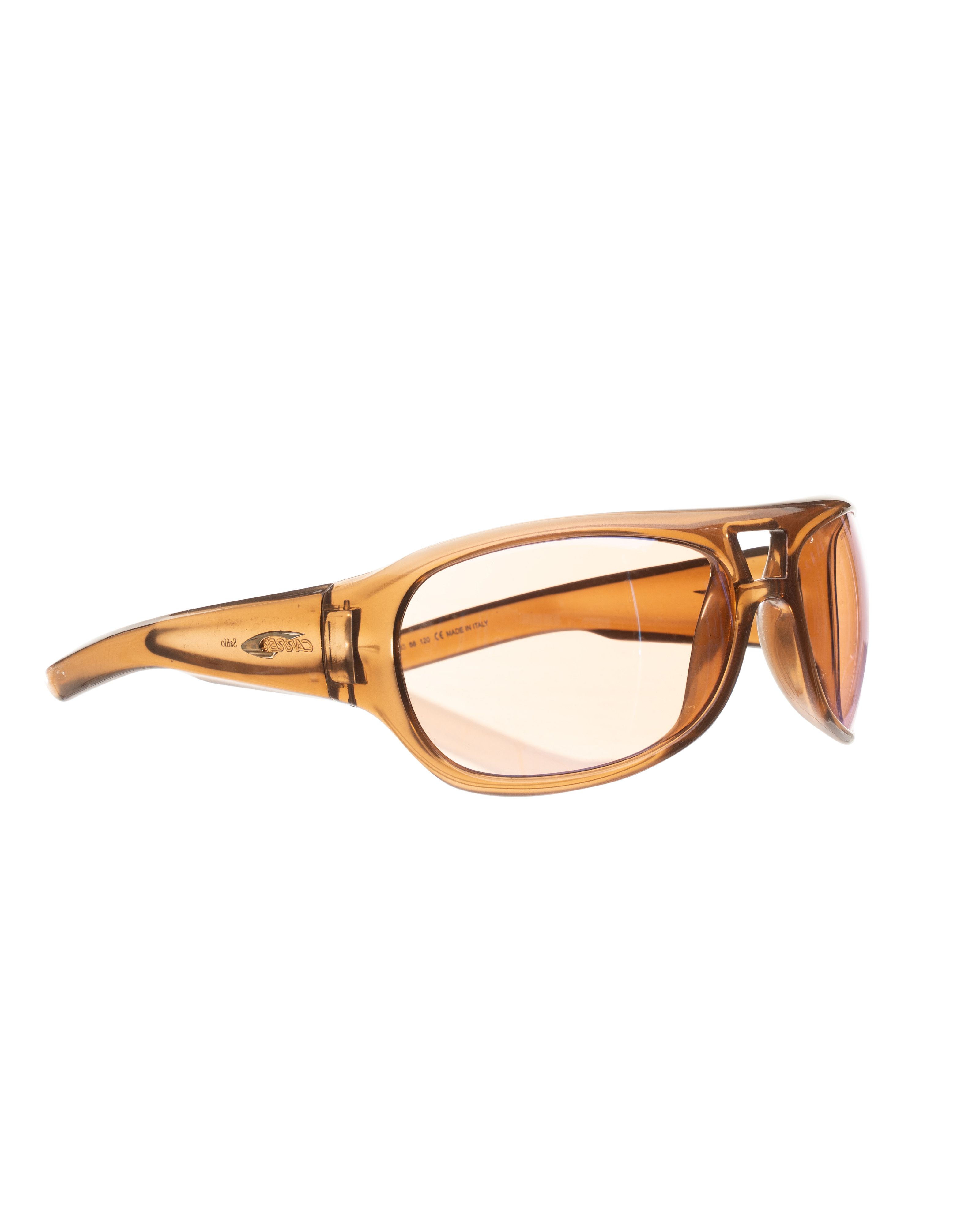 Carrera Carrera '00s Transparent Brown Pilot Sport Sunglasses Size ONE SIZE - 3 Thumbnail