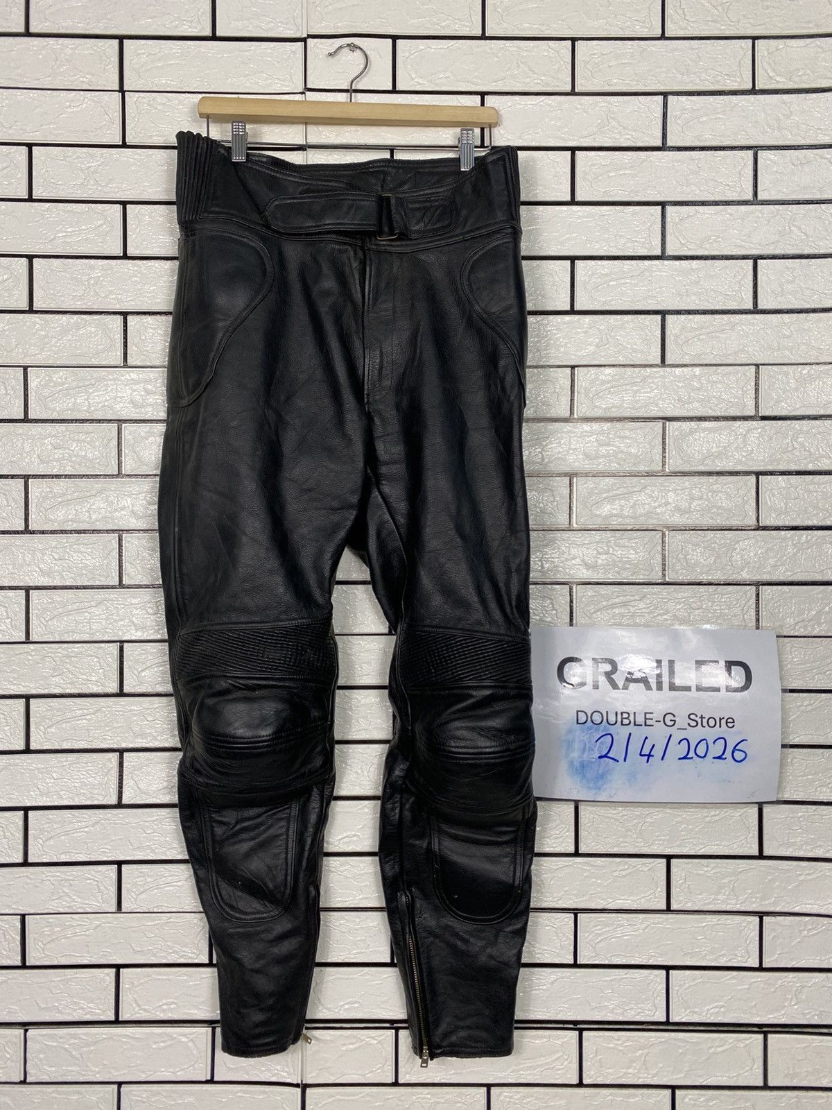 Kadoya Vintage Leather Pants Racing B's Leather Issey Miyake Size US 30 / EU 46 - 1 Thumbnail