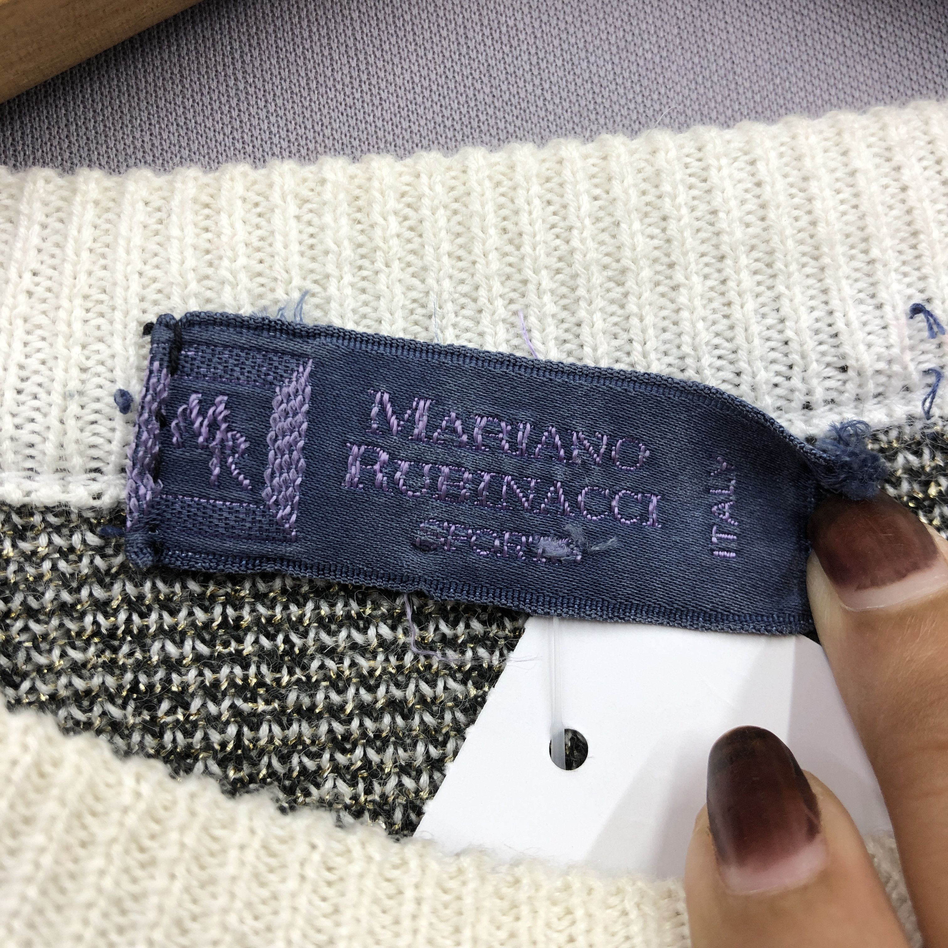 Japanese Brand Vintage Mariano Rubinacci Knitwear Sweater Sweatshirt Jumper Size US M / EU 48-50 / 2 - 4 Thumbnail
