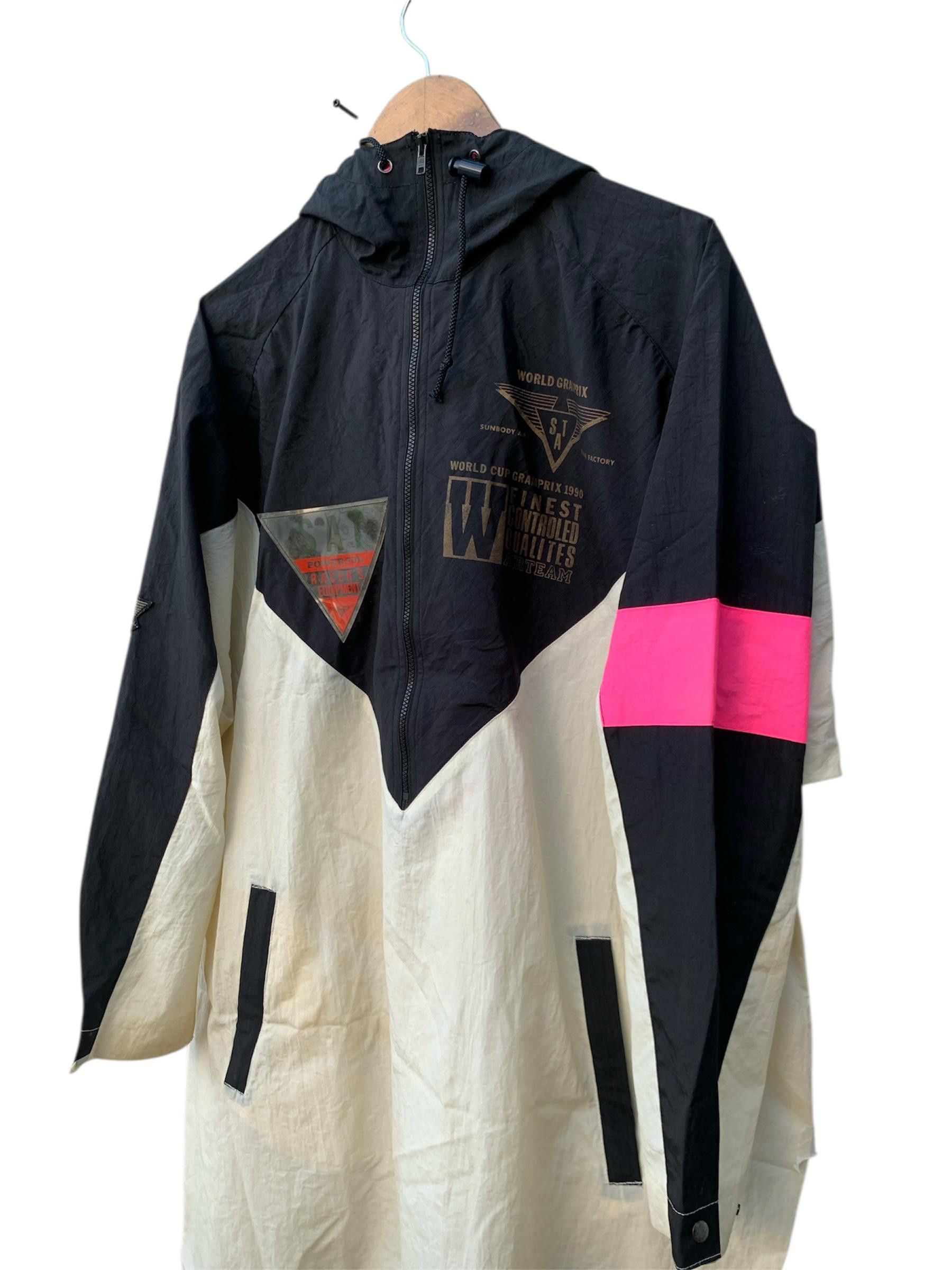 Japanese Brand World Cup Gramprix Powerful Trench Windbreaker Jacket Size US XXL / EU 58 / 5 - 4 Thumbnail