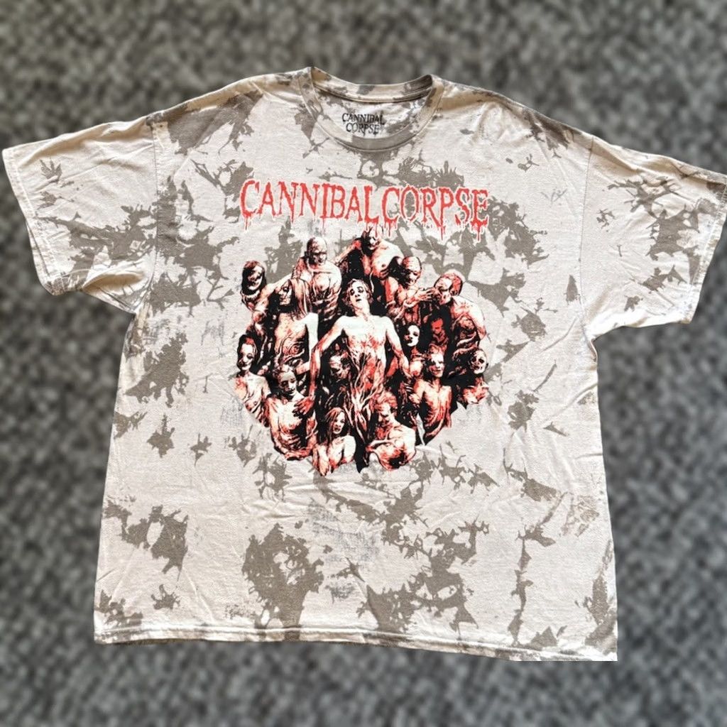 Vintage VINTAGE Cannibal Corpse The Bleeding Tour Concert T Shirt 2XL Death Metal Deicide 2024 Mens Size US XXL / EU 58 / 5 - 1 Thumbnail