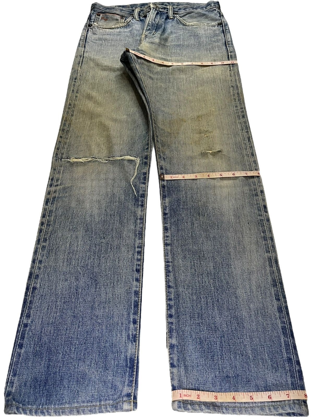Edwin × Japanese Brand Vintage Japanese Edwin 505 Selvedge Loose Jeans Size US 30 / EU 46 - 14 Thumbnail