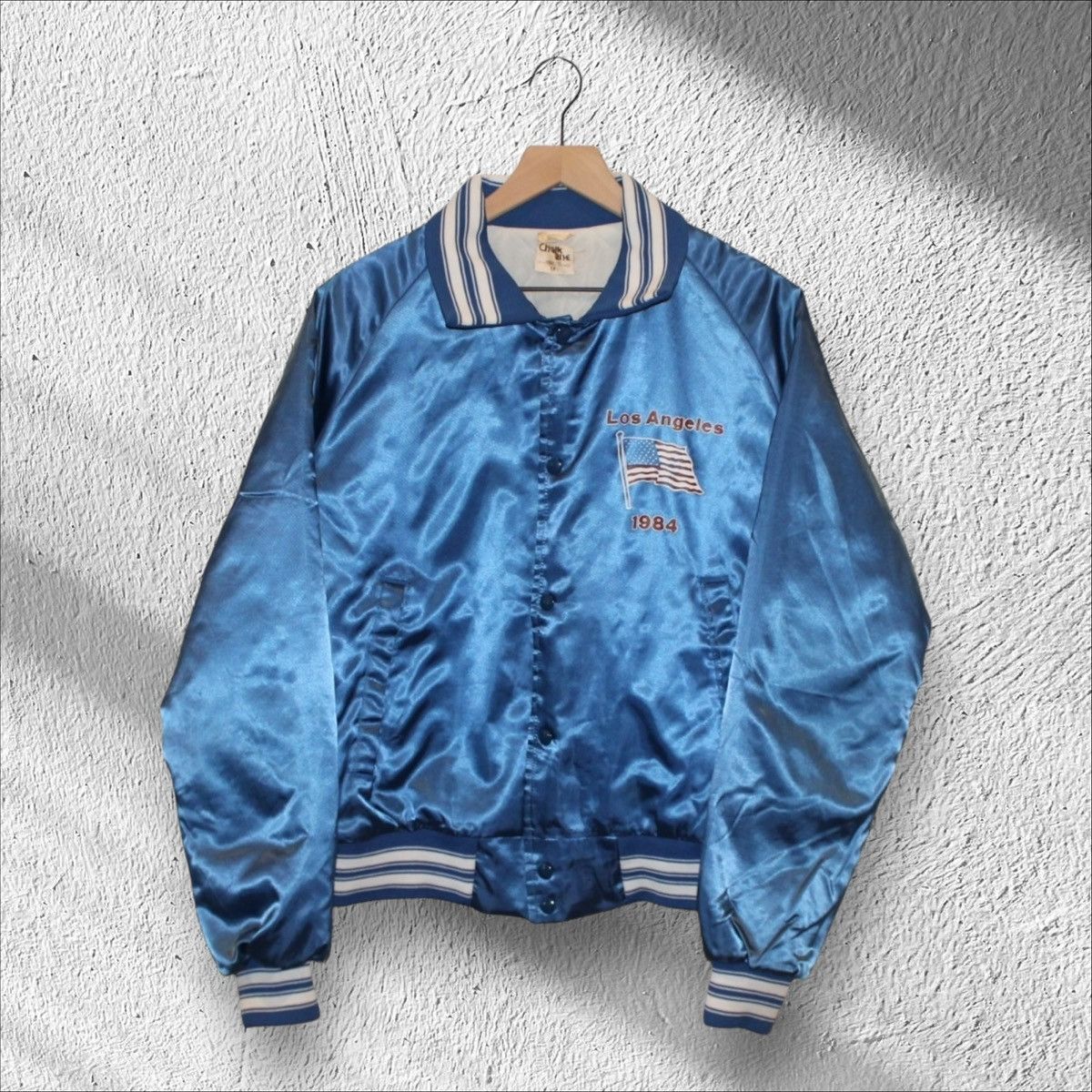 Chalk Line Vintage 1984 Los Angeles Olympics Satin Bomber Jacket Size US M / EU 48-50 / 2 - 1 Thumbnail