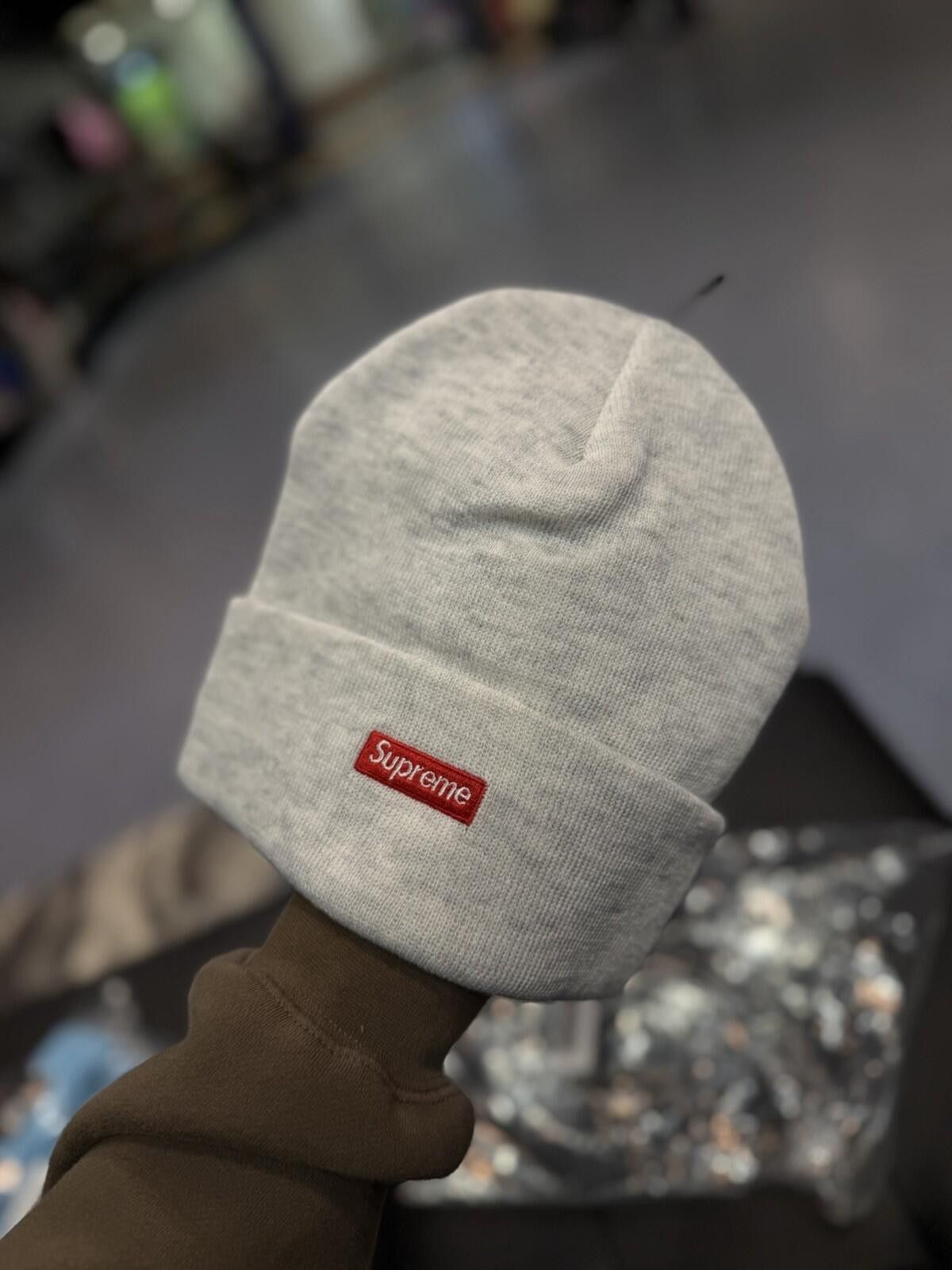 Supreme Supreme New Era Devil S Logo Beanie - Grey - Brand New Size ONE SIZE - 3 Thumbnail