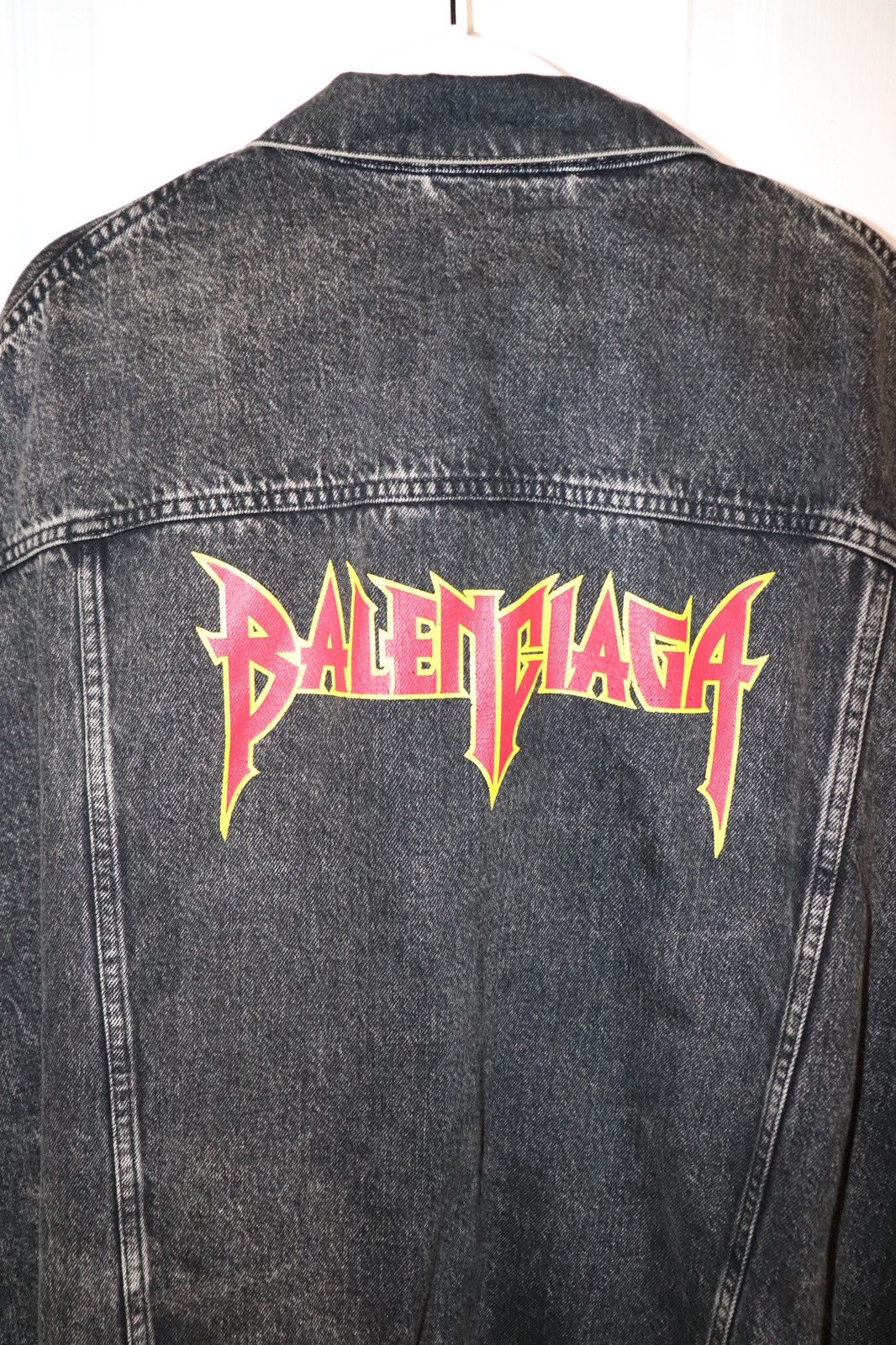 Balenciaga Metal Oversized Denim Jacket 'Black Size US L / EU 52-54 / 3 - 5 Thumbnail