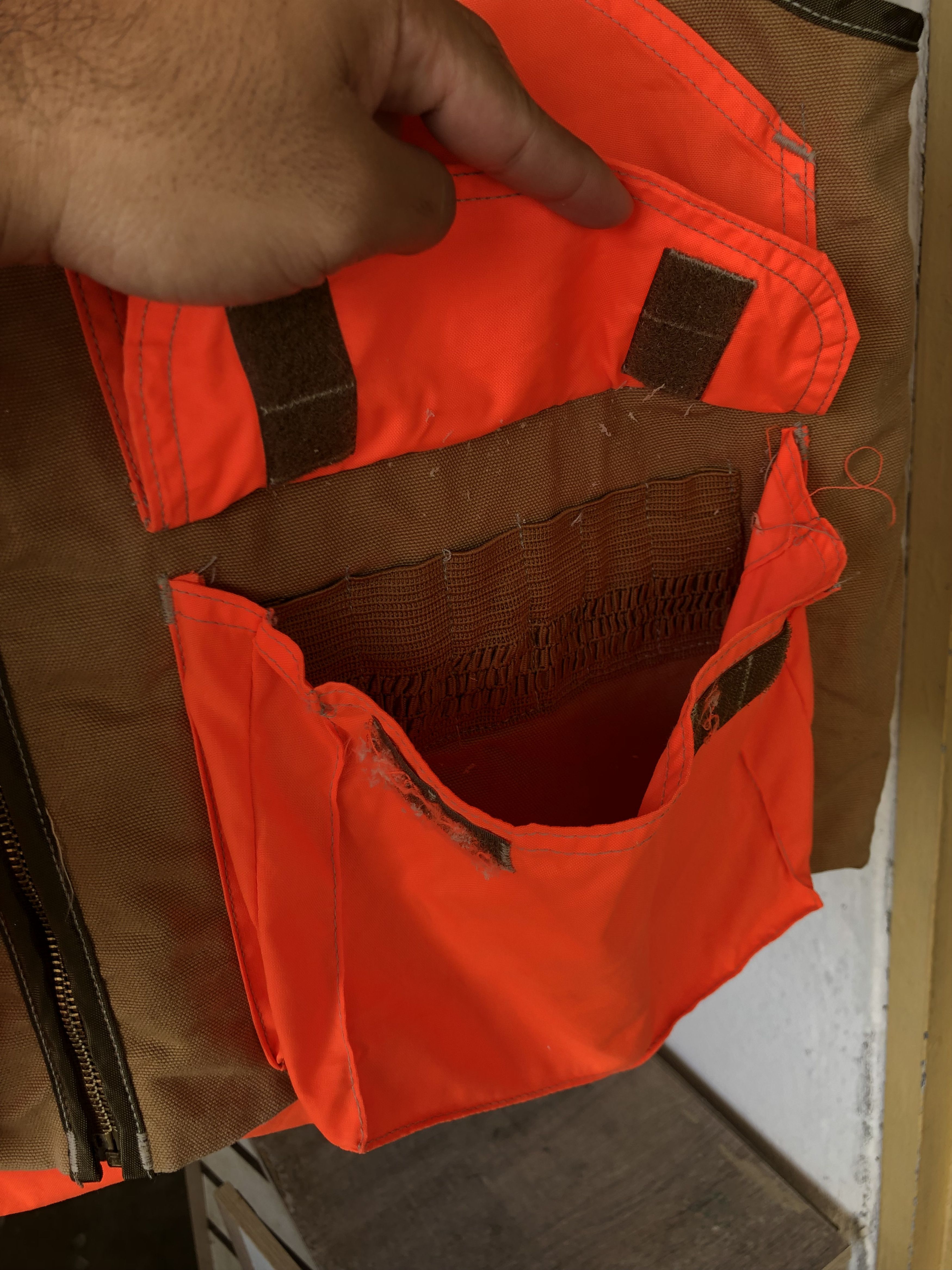 Carhartt Rare❗️Vintage Carhartt Blaze Orange Game Hunting Vest Jacket Size US XL / EU 56 / 4 - 9 Thumbnail