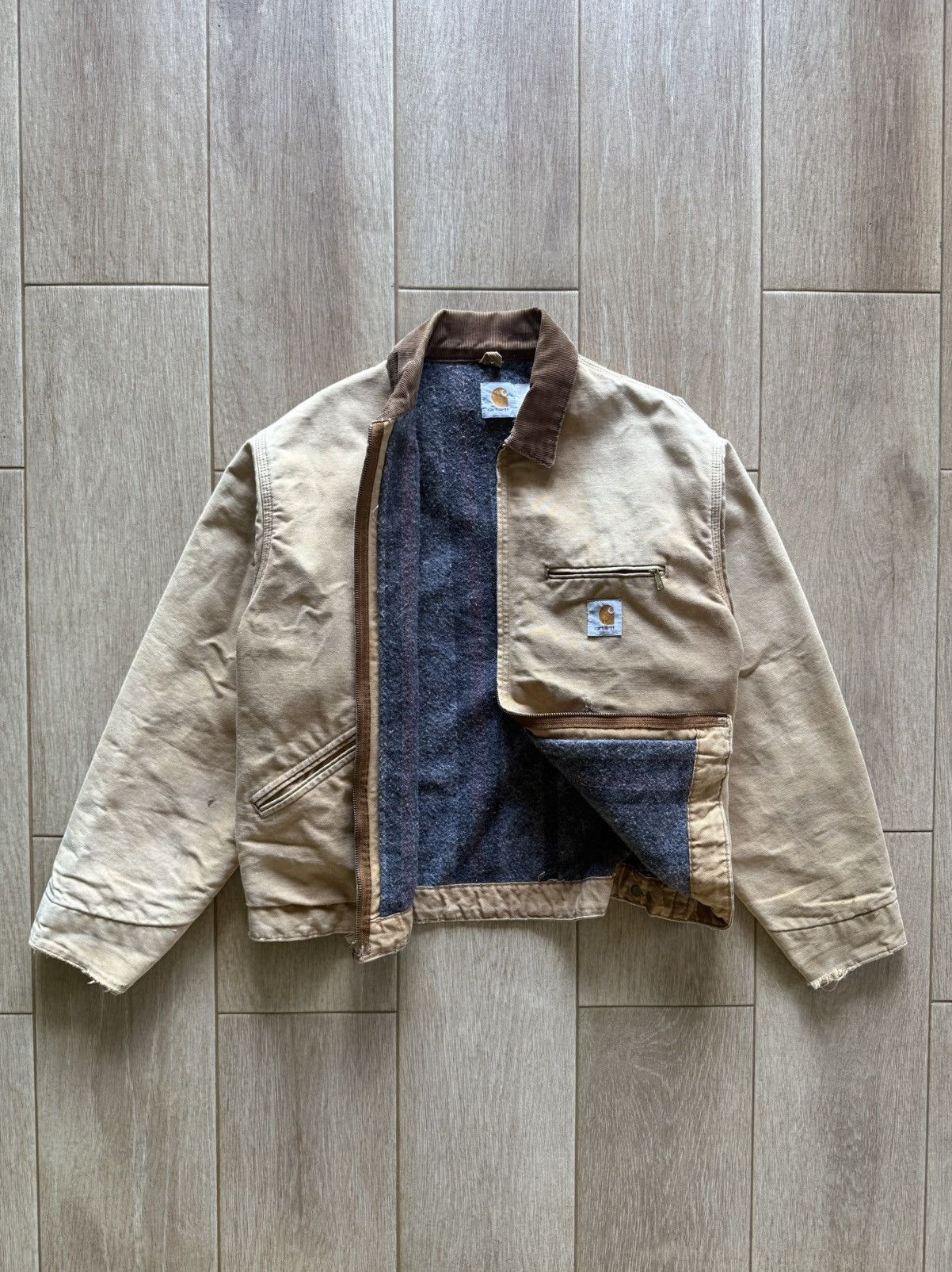 Carhartt 6BLJ0 – 90s Detroit Carhartt Jacket Size US L / EU 52-54 / 3 - 6 Thumbnail