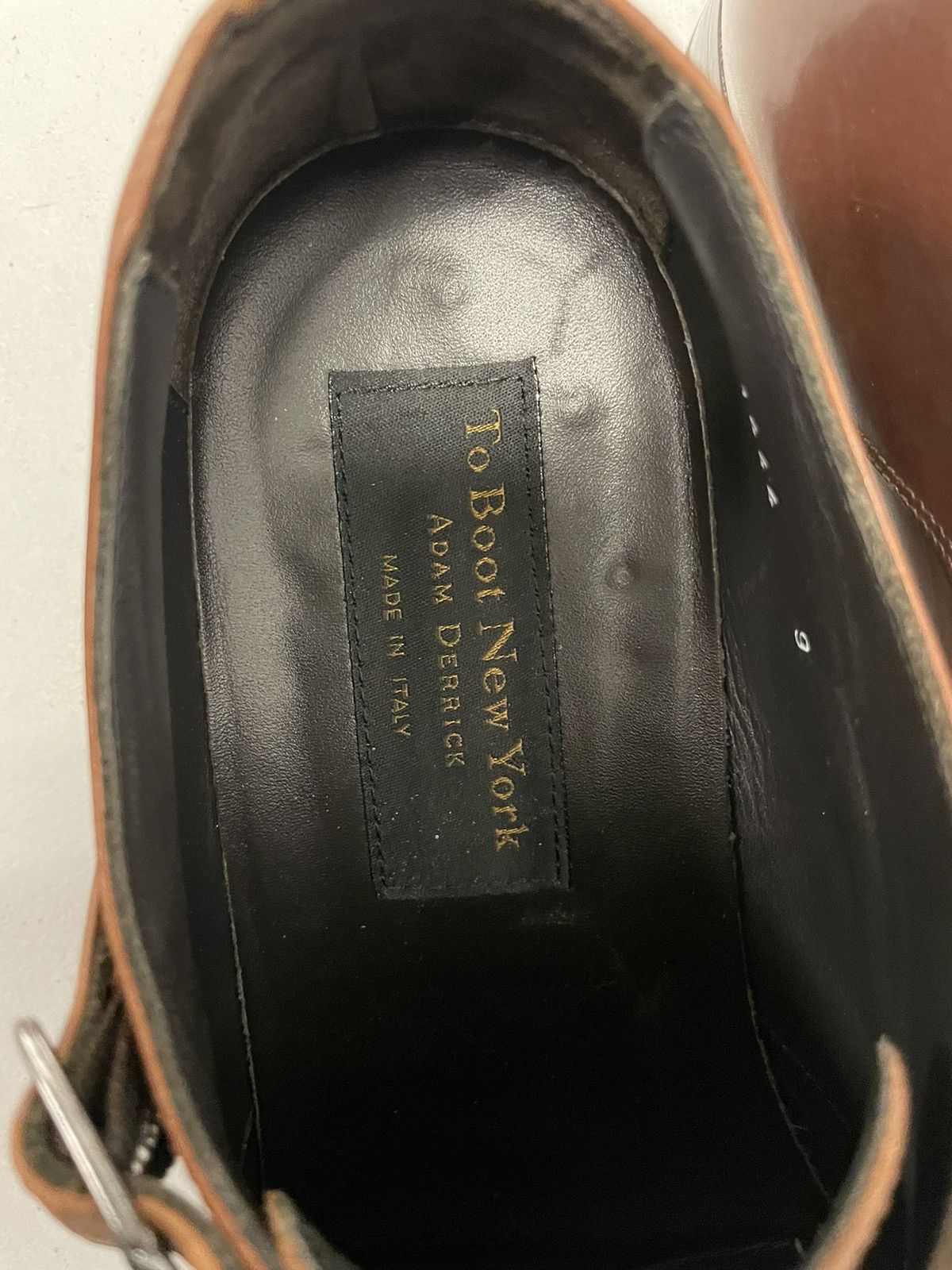 To Boot New York Grant Brown Calf Double Monkstrap Size US 9 / EU 42 - 9 Thumbnail