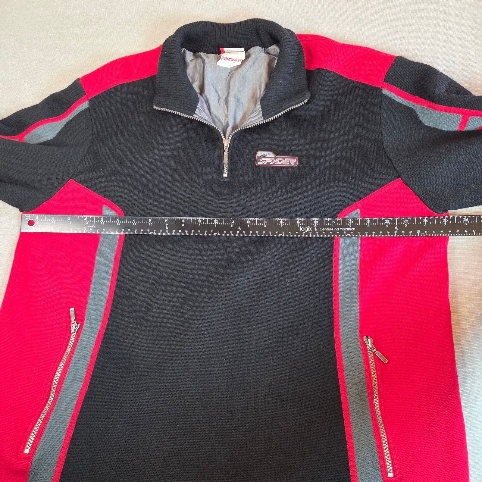 Spyder Vintage Spyder XL 1/4 Zip Wool Blend Sweater Size US XL / EU 56 / 4 - 10 Thumbnail