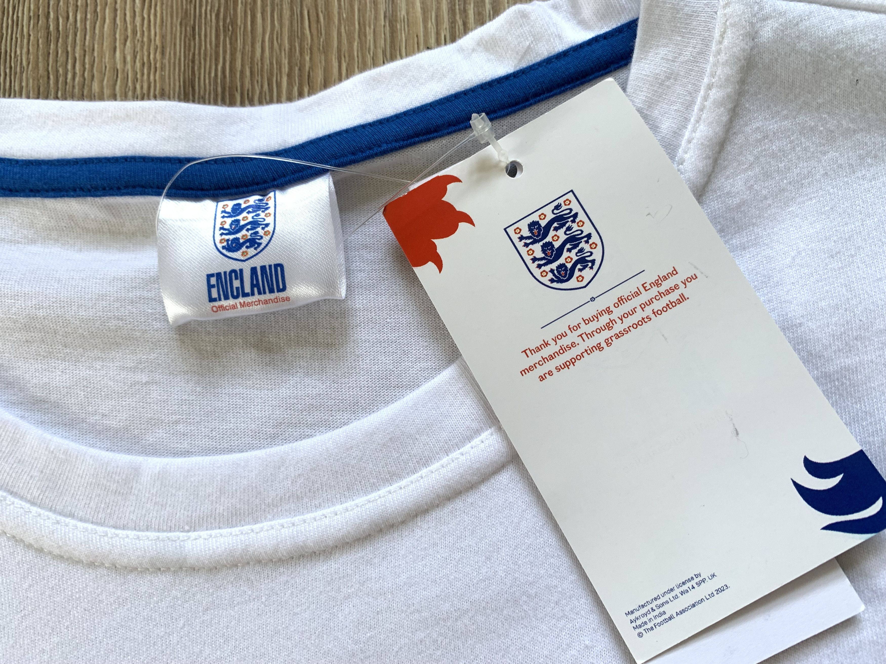 Other England Cotton Big Logo White T Shirt Size US M / EU 48-50 / 2 - 6 Thumbnail