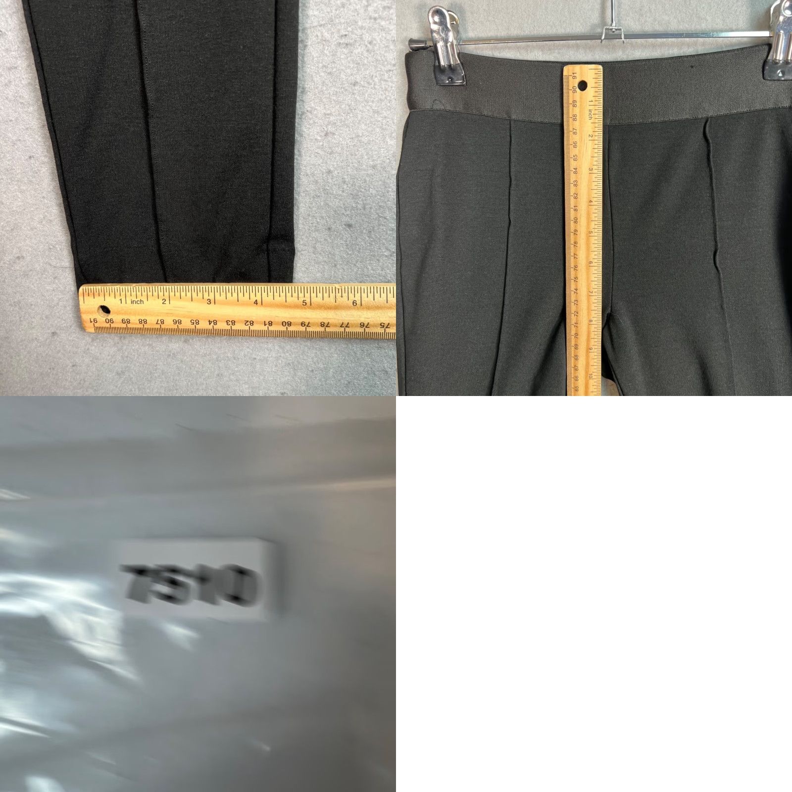 Everlane Everlane Womens Size 00 Black Skinny Pants With Side Zipper Closure Size 24" / US 00 / IT 34 - 8 Thumbnail
