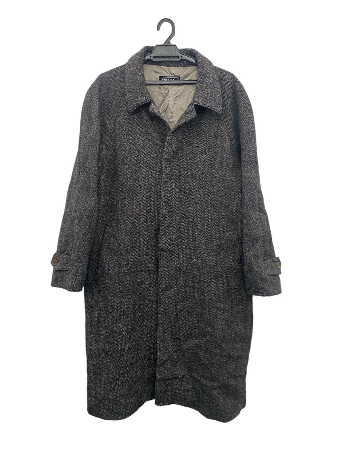 Harris Tweed Legendary Hand Woven Harris Tweed Long Jacket Herringbone Size US M / EU 48-50 / 2 - 1 Thumbnail