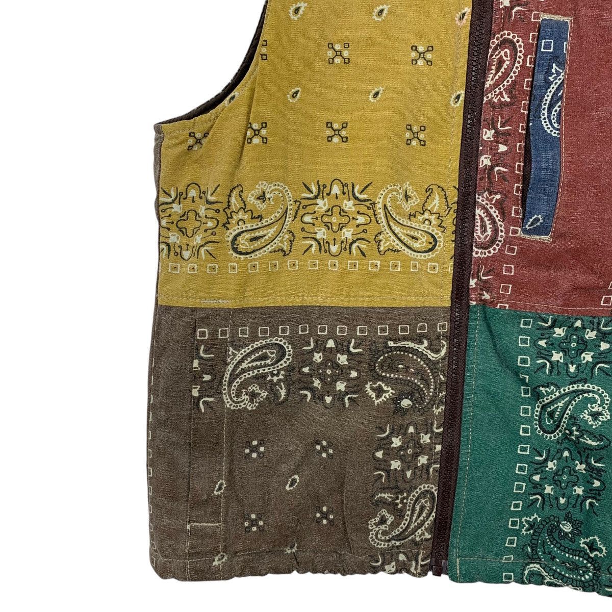 Japanese Brand OLD BETTY’S Japanese Brand Bandana Paisley Desig Vest Jacket Size US S / EU 44-46 / 1 - 5 Thumbnail