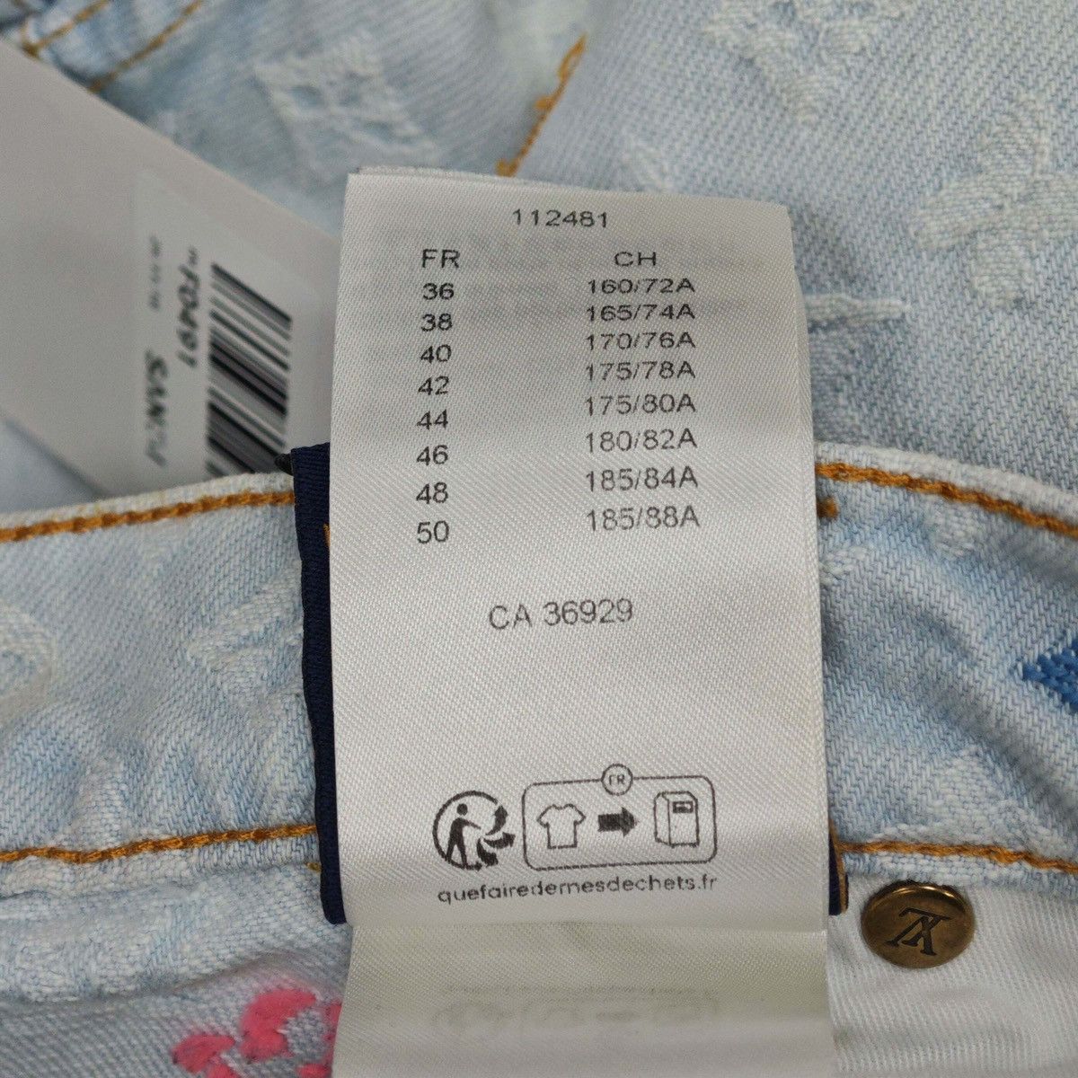 Louis Vuitton Louis Vuitton X Tyler The Creator SS24 Monogram Denim Size US 32 / EU 48 - 5 Thumbnail