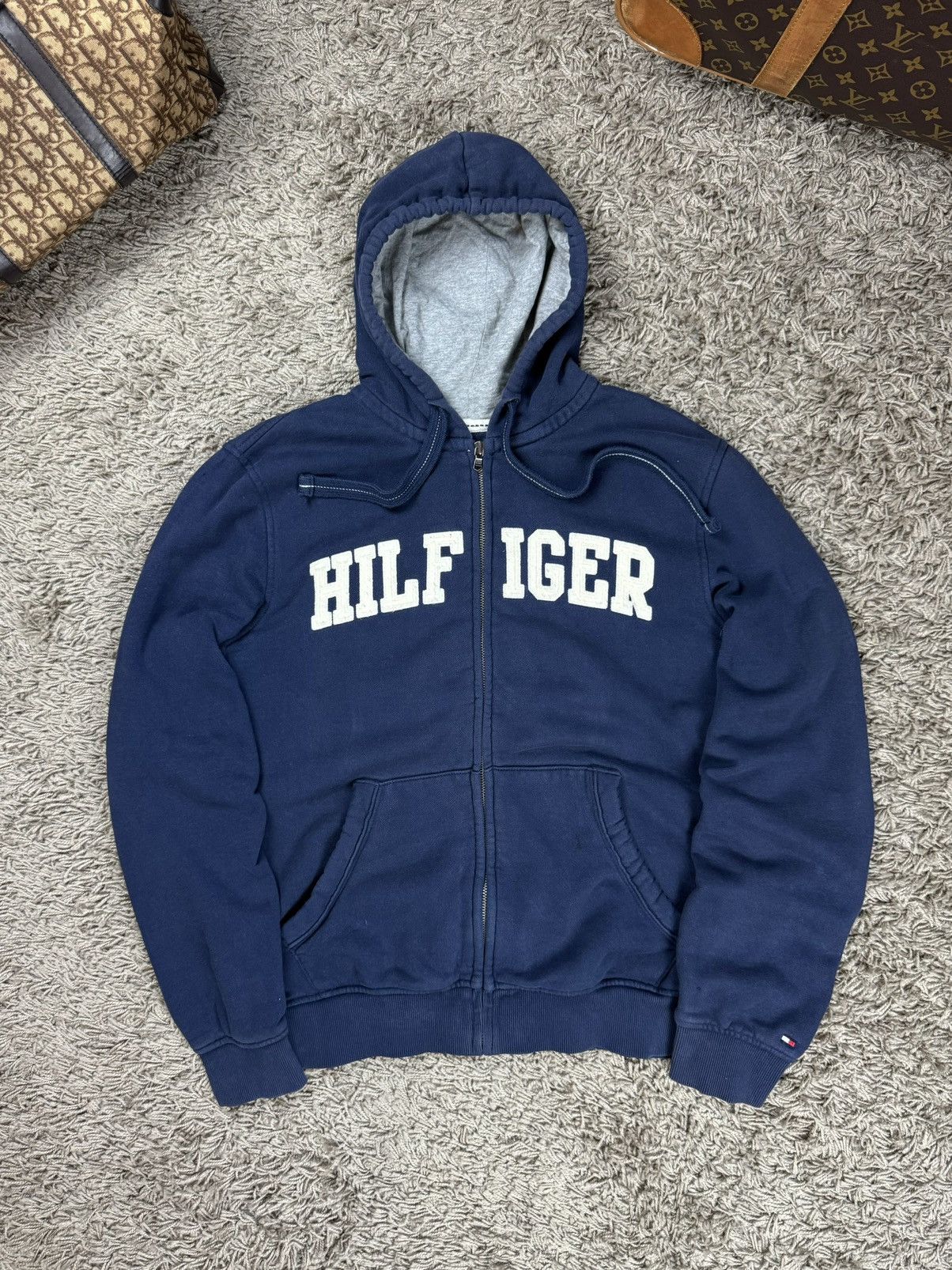 Tommy Hilfiger ZIP hoodie Tommy Hilfiger original streetwear casual item Size US M / EU 48-50 / 2 - 1 Thumbnail