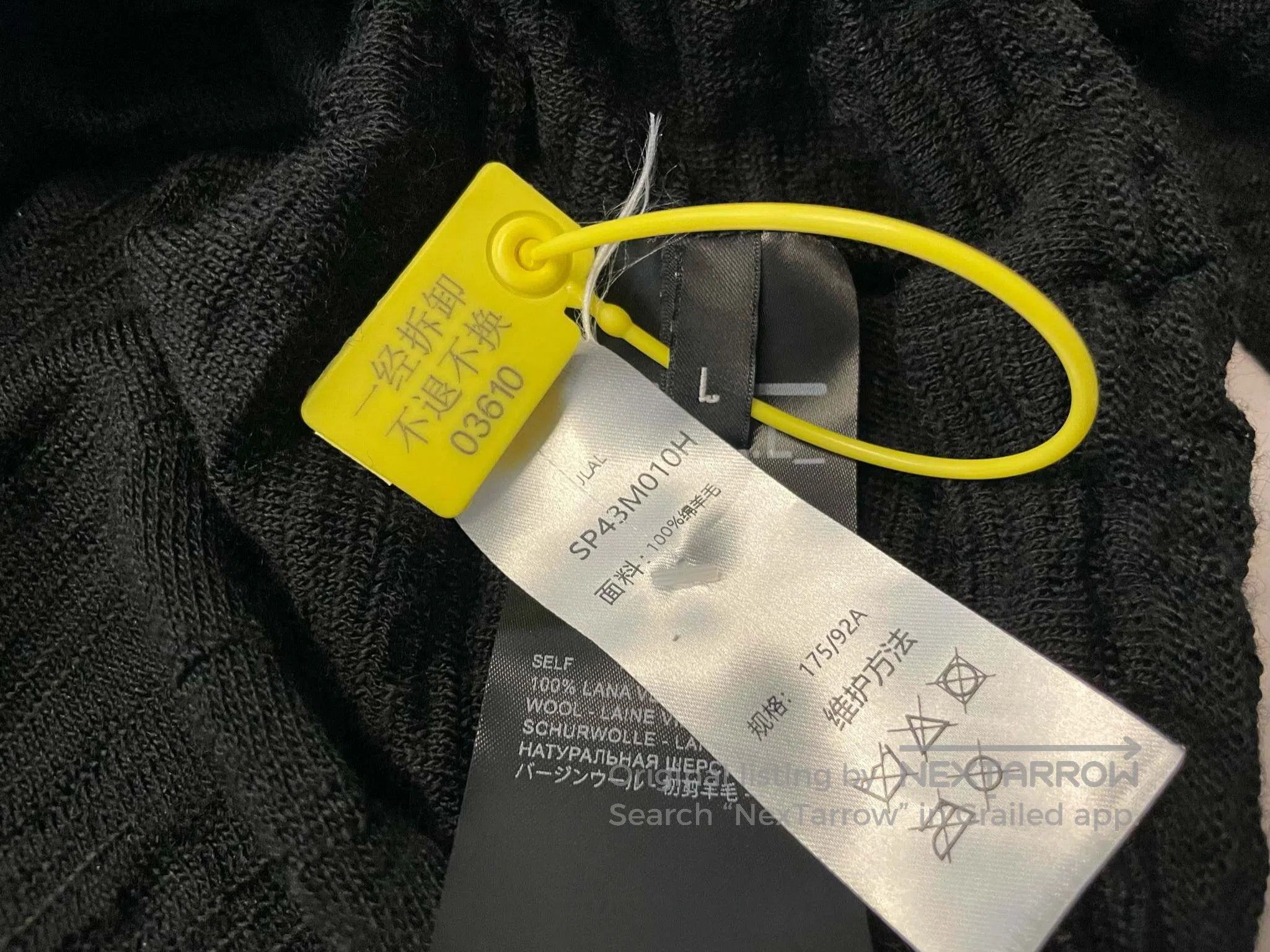 _J.L-A.L_ _J.L-A.L_ Black Textured Knit Top Size US L / EU 52-54 / 3 - 6 Thumbnail