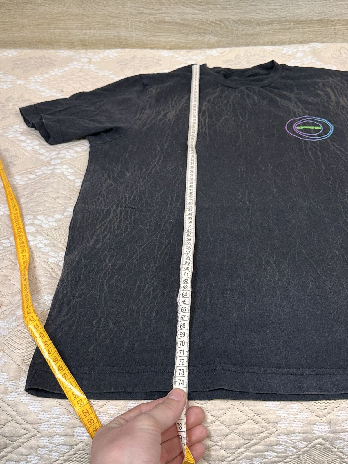 Diesel 🔥 Vintage Y2K DIESEL Big Center Logo Tiger T Shirt Japan Size US L / EU 52-54 / 3 - 11 Thumbnail