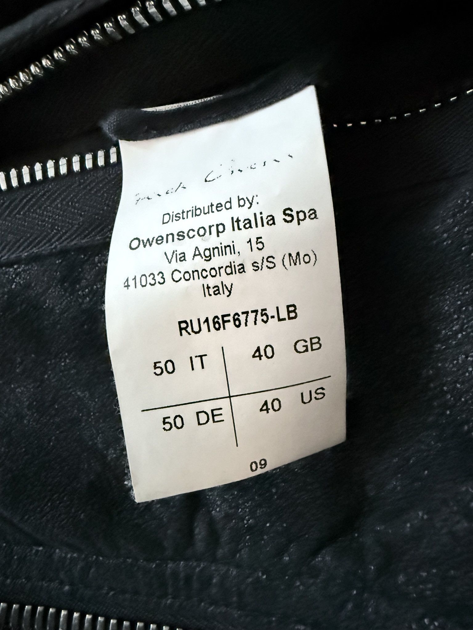 Rick Owens Rick Owens Lambskin Leather Bomber Jacket – 2016 – Black Size US M / EU 48-50 / 2 - 9 Thumbnail