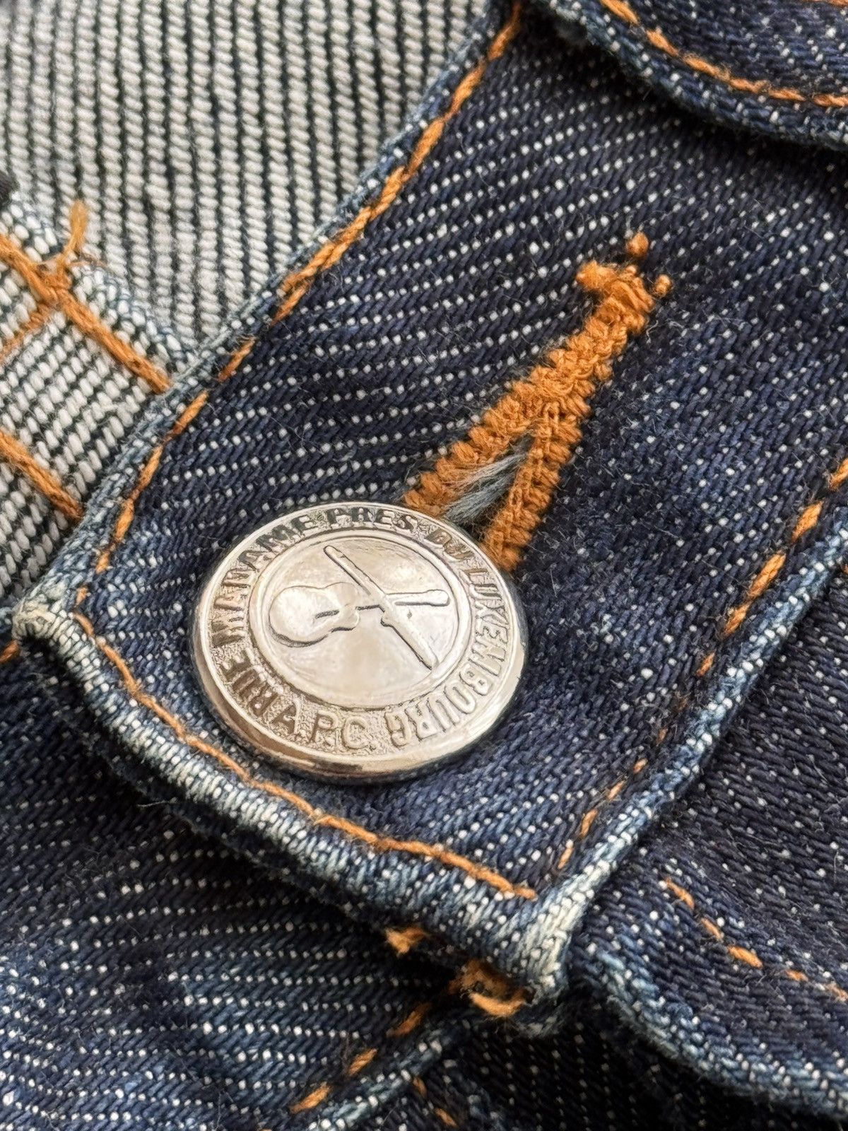 A.P.C. × Vintage Vintage A.P.C. Japanese Denim Selvedge Navy Jeans Size US 30 / EU 46 - 13 Thumbnail