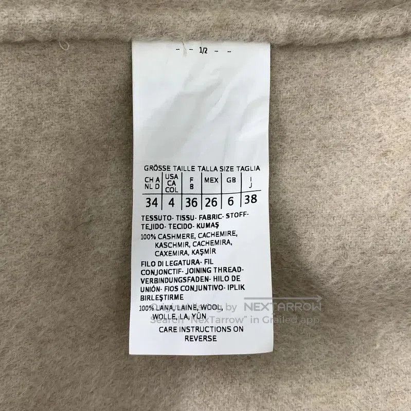 Max Mara MaxMara Brown Cashmere Women's Coat . Size S / US 4 / IT 40 - 6 Thumbnail