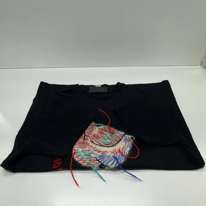 Gucci GUCCI Black Short-Sleeve Embroidered T-Shirt-2507 Size M / US 6-8 / IT 42-44 - 5 Thumbnail