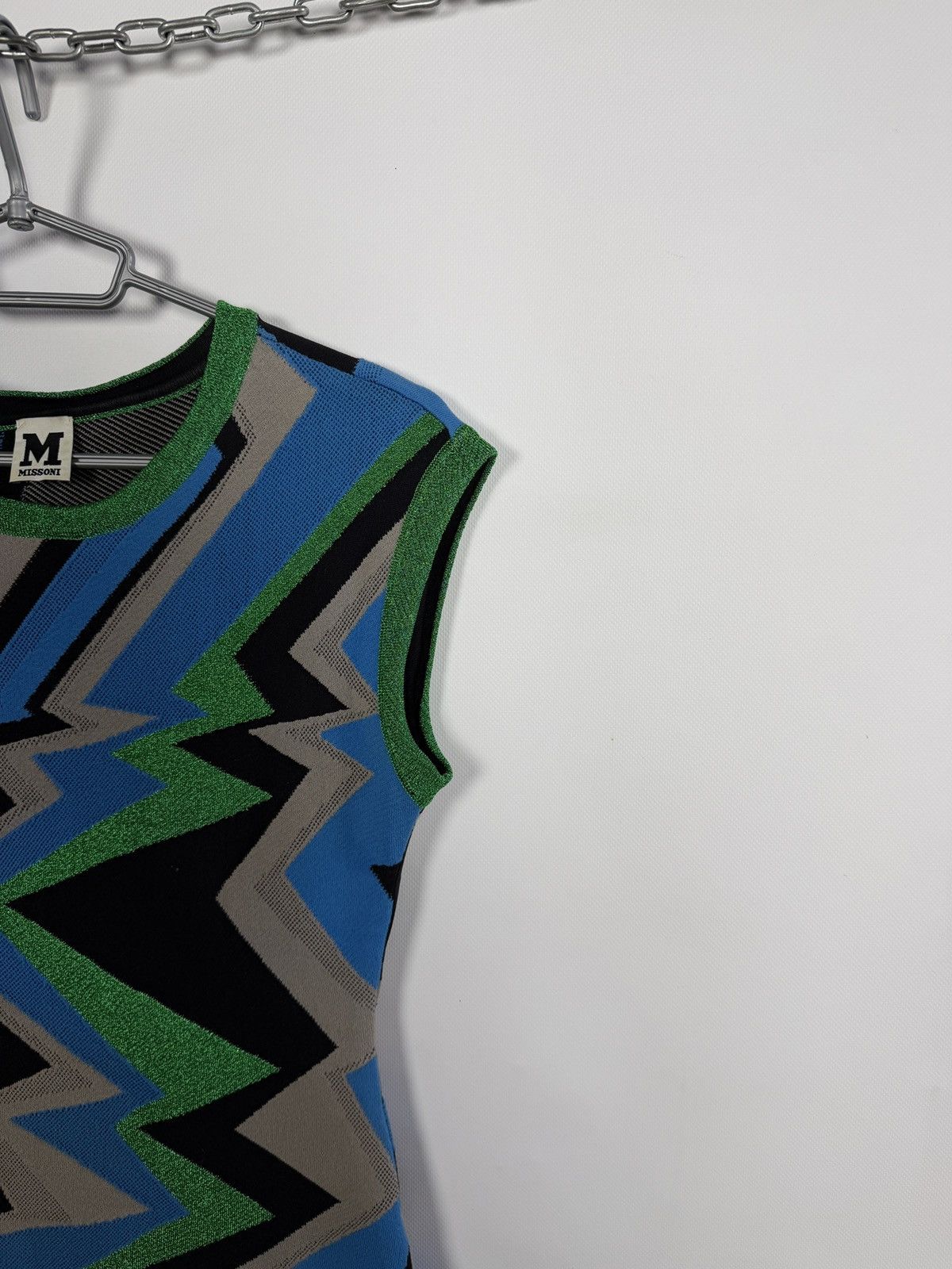 Missoni Missoni Sleeveless Zigzag Bodycon Dress Multicolor Size 38 Size XS / US 0-2 / IT 36-38 - 2 Thumbnail