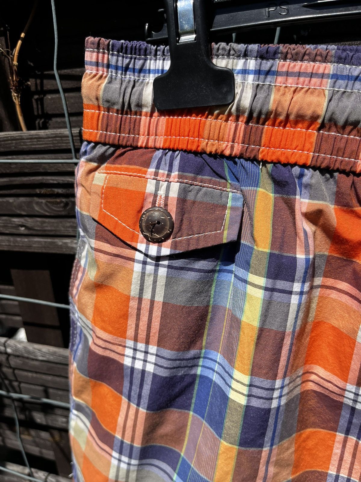 Polo Ralph Lauren × Ralph Lauren 🩳 POLO RALPH LAUREN PLAID SWIM TRUNKS STREETWEAR Y2K SHORTS Size US 38 / EU 54 - 5 Thumbnail