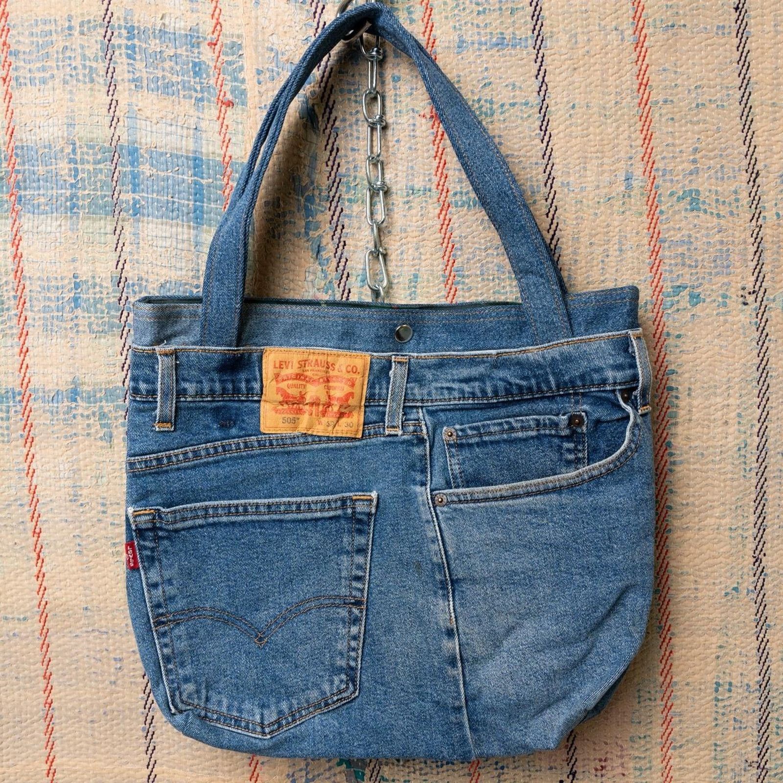 Levi's Reworked upcycled tote bag Size ONE SIZE - 1 Thumbnail