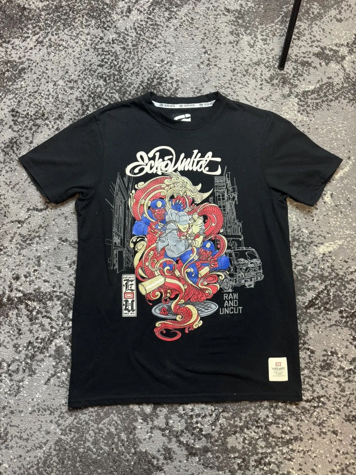 Ecko Unltd. × Vintage Vintage Y2K Ecko United Unltd Japanese Big Logo Rap Skate Sk Size US M / EU 48-50 / 2 - 1 Thumbnail