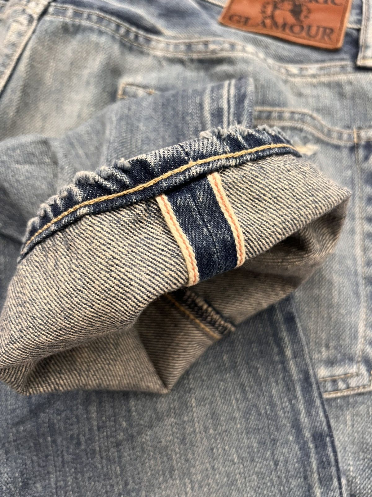 Hysteric Glamour × Japanese Brand × Vintage Rare Hysteric Glamour Bandana Patches Design Selvedge Jeans Size US 31 - 7 Thumbnail