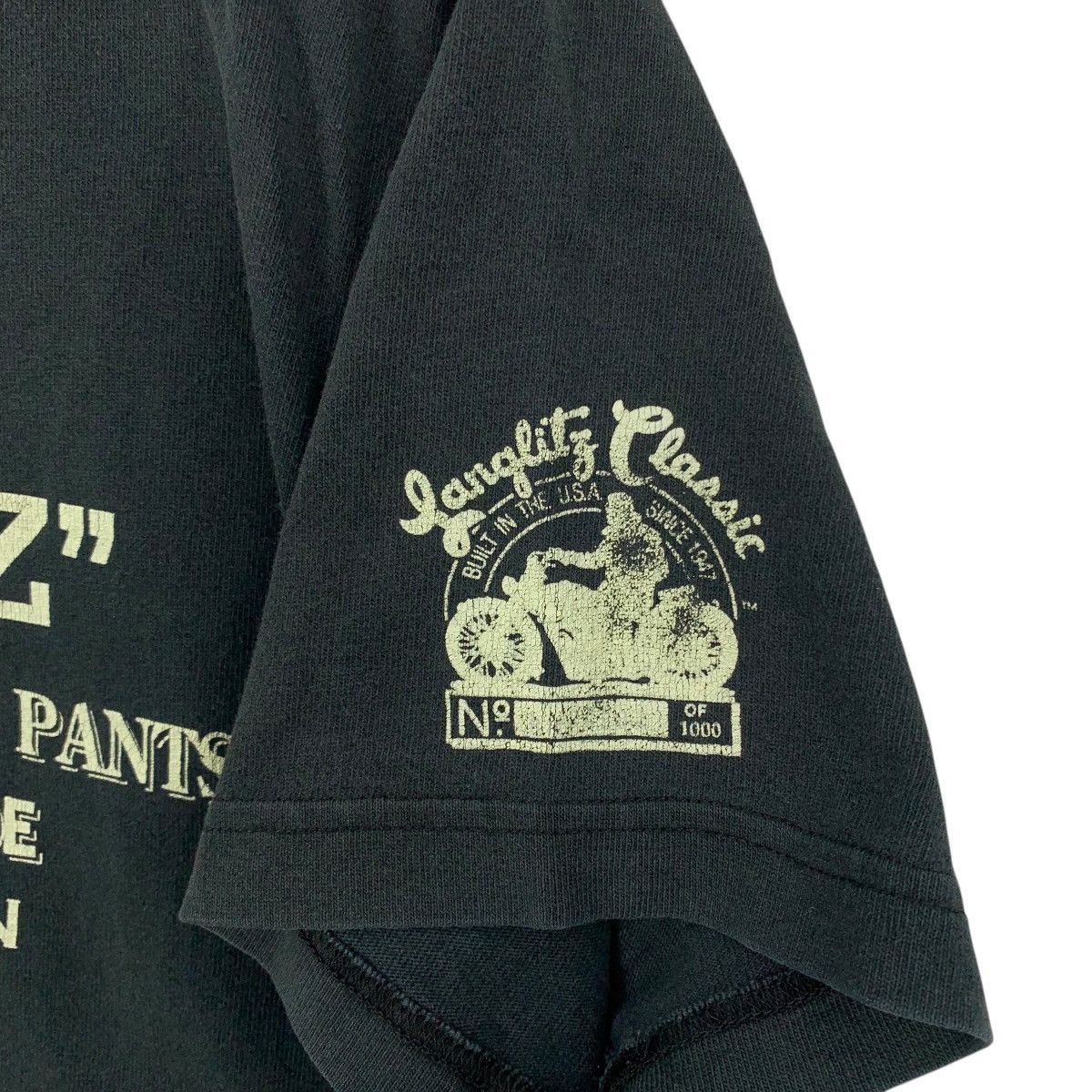 Vintage LANGLITZ LEATHER Cascade Motorcycle Rider Tshirt Size US M / EU 48-50 / 2 - 6 Thumbnail