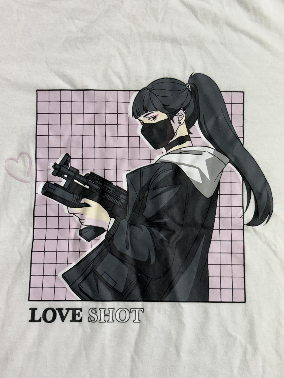 Other Anime Girl Art by nanniimo T-shirt - Love Shot YesStyle - M Size US M / EU 48-50 / 2 - 4 Thumbnail