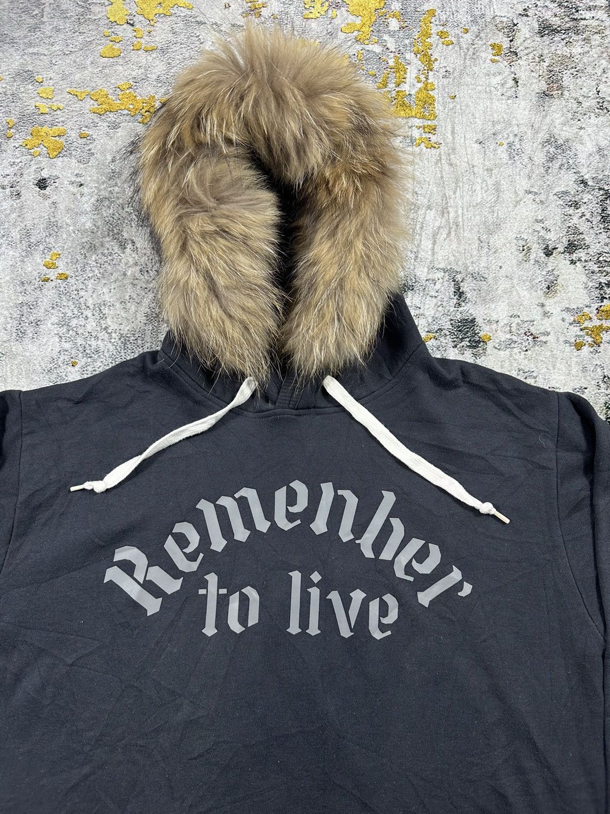 Hysteric Glamour REMEMBER TO LIVE FUR HOODIE ILLS IFSIX LGB HYSTERIC STYLE Size US L / EU 52-54 / 3 - 2 Thumbnail