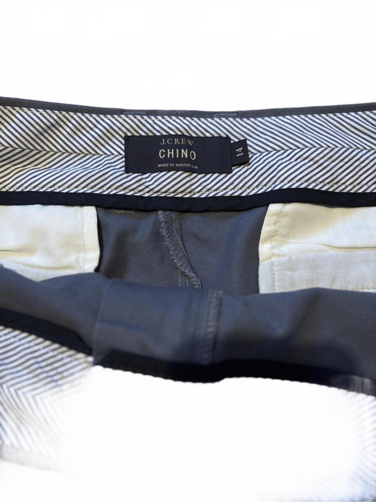 J.Crew J.Crew Classic Chino Shorts Dark Blue Cotton sz 14 Size 36" / US 14 / IT 50 - 4 Thumbnail