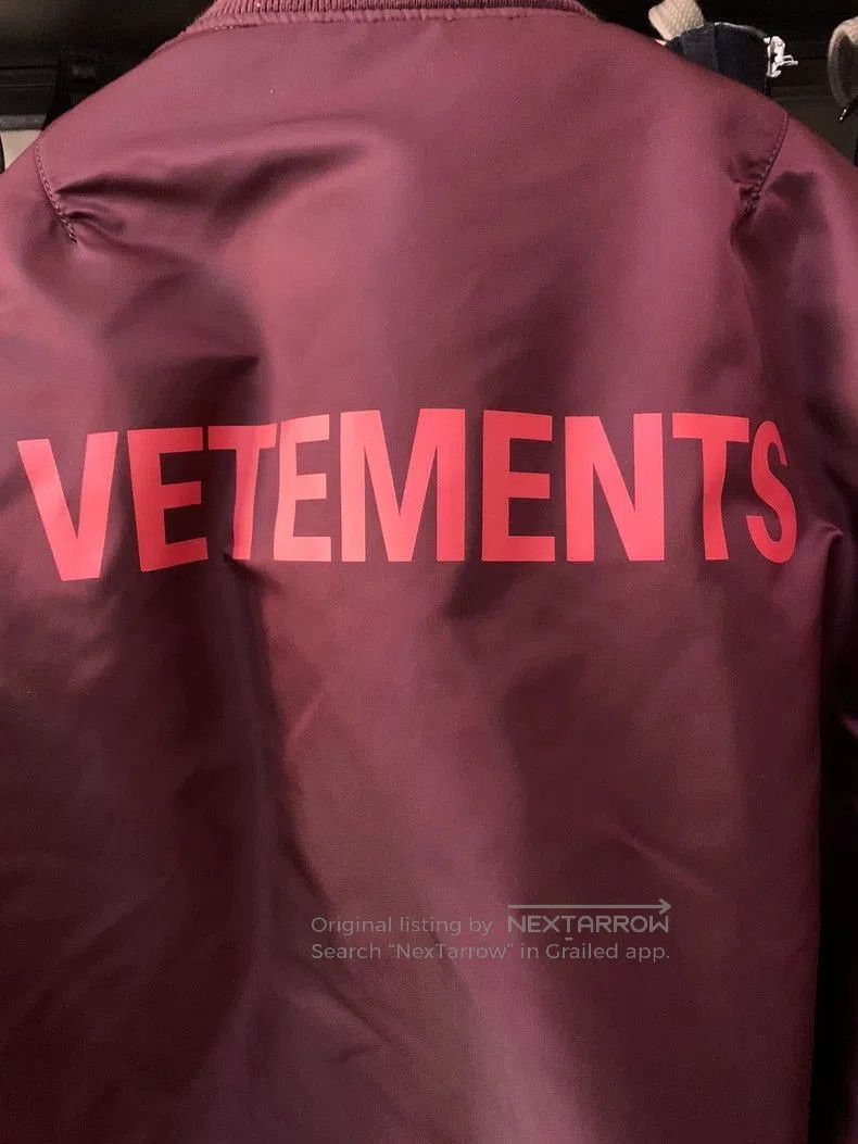 Vetements Vetements Reversible Logo Bomber Jacket. Size US S / EU 44-46 / 1 - 2 Thumbnail