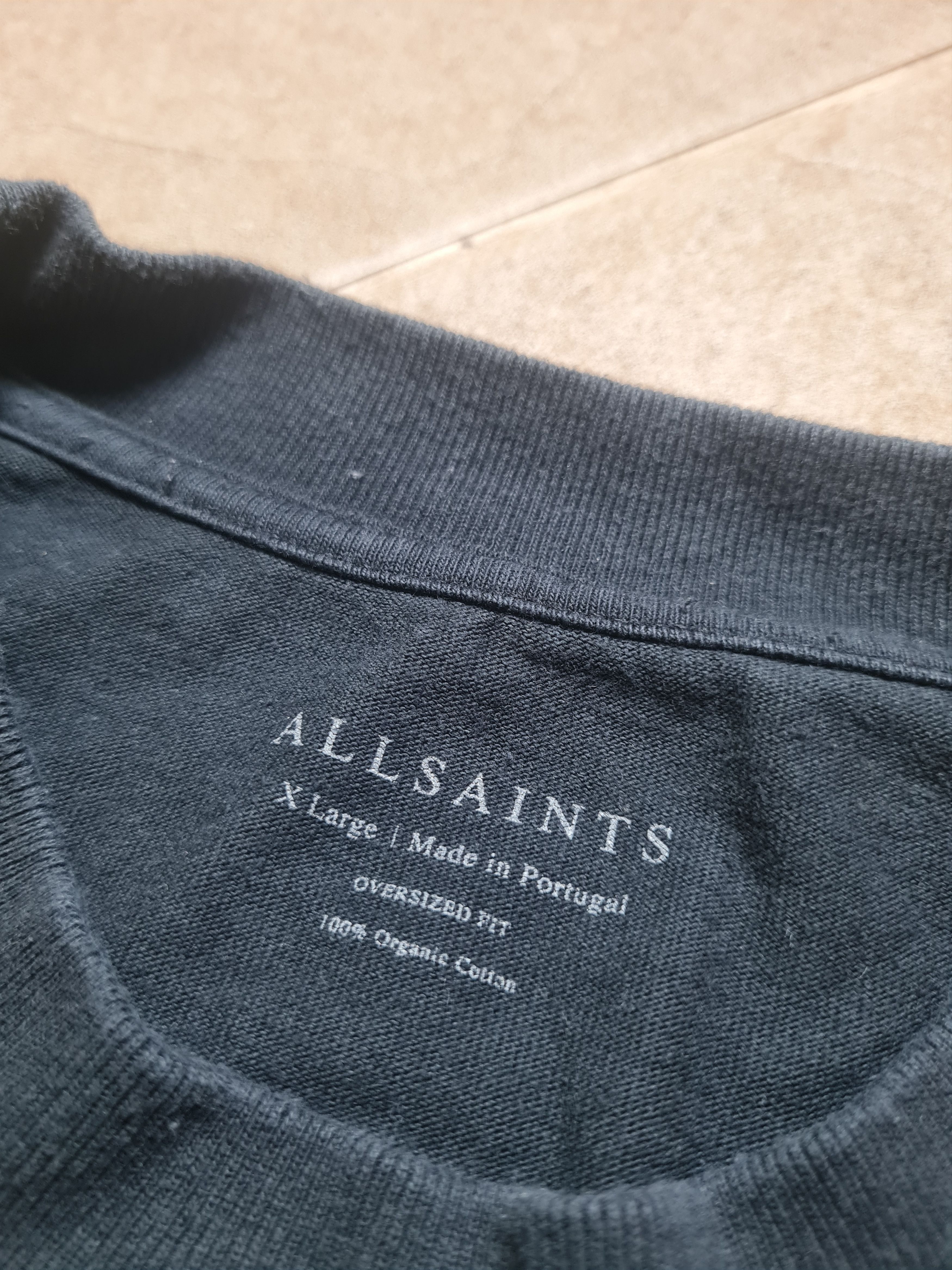 Allsaints Vintage mens Tierra Short Sleeve Crew Neck T-Shirt Size US XL / EU 56 / 4 - 9 Thumbnail