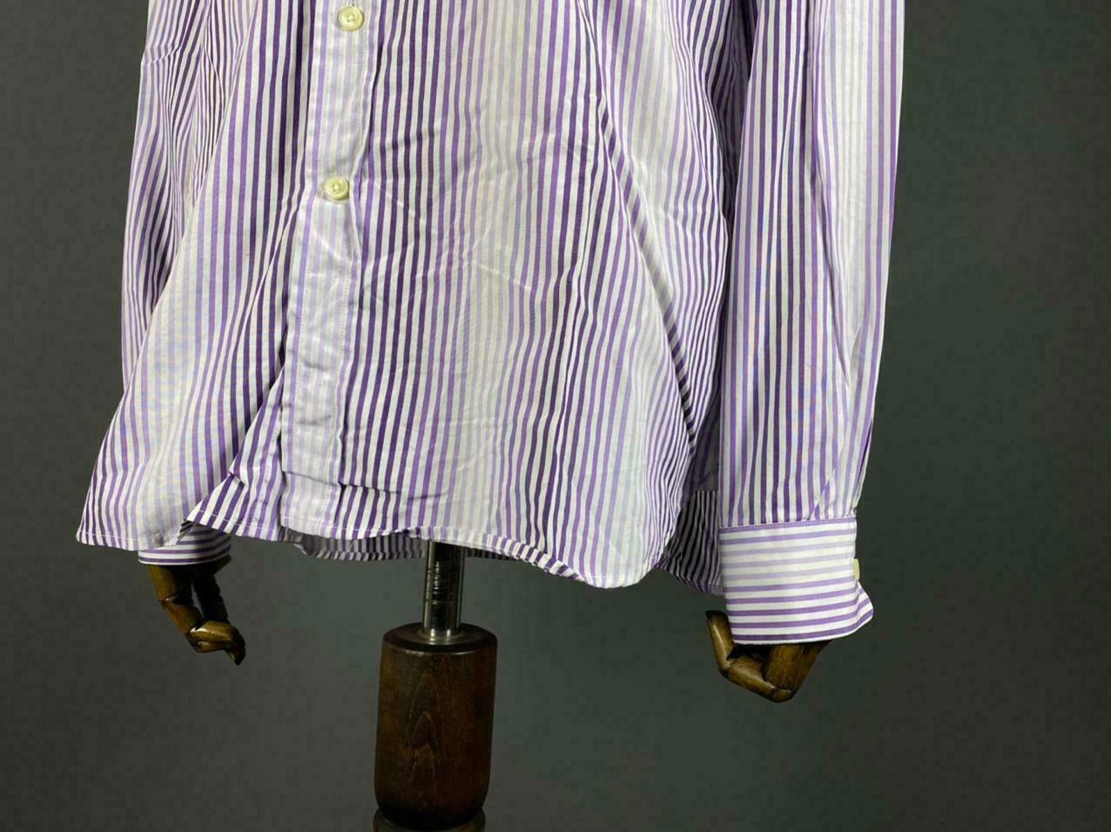 Gant Gant Oxford Egyptian Cotton Fitted Stripe Shirt Size XL Size US XL / EU 56 / 4 - 5 Thumbnail