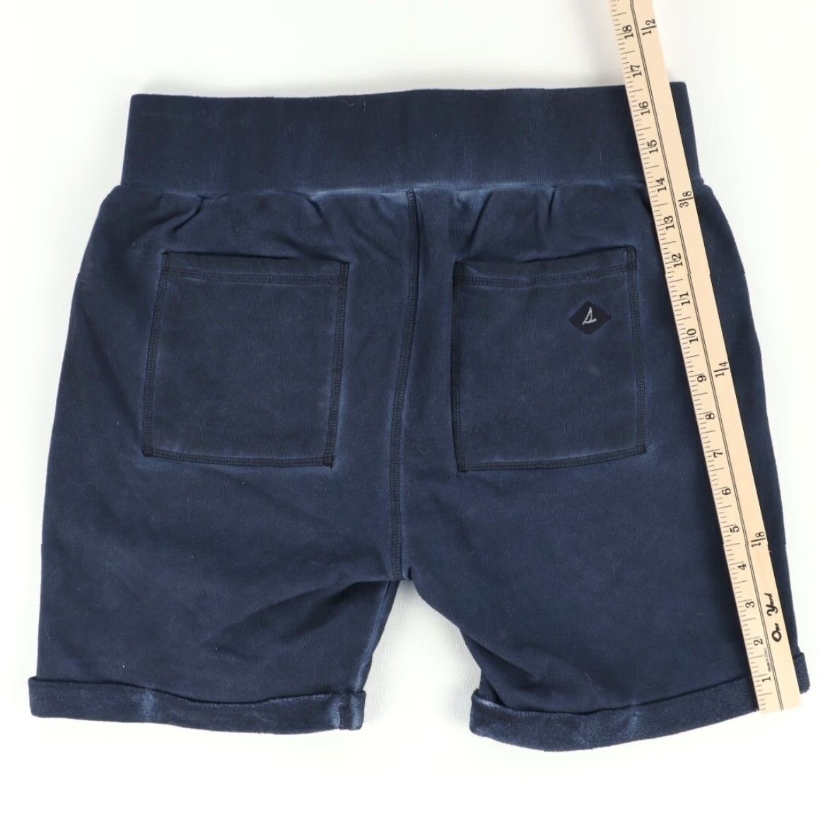 Sperry Sperry Bottom Dyed Cotton Blend Fleece Sweat Shorts Navy Blue Men's S Size US 29 - 4 Thumbnail