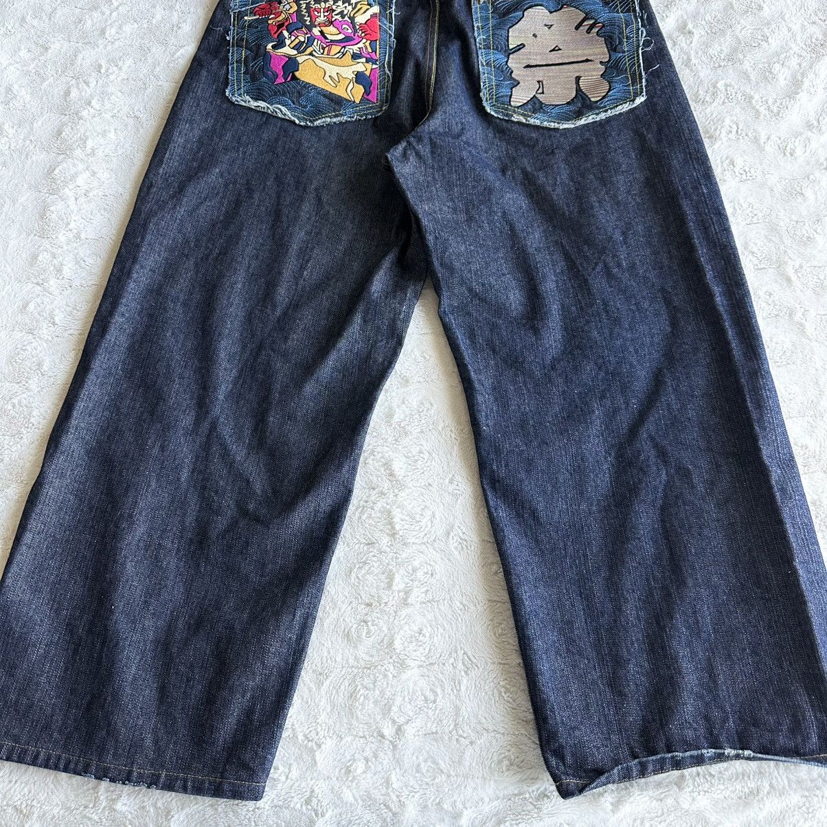 RMC Jeans Vintage Red Monkey Company RMC Jeans Mens 38x28 Tag 40 Dark Size US 38 / EU 54 - 5 Thumbnail
